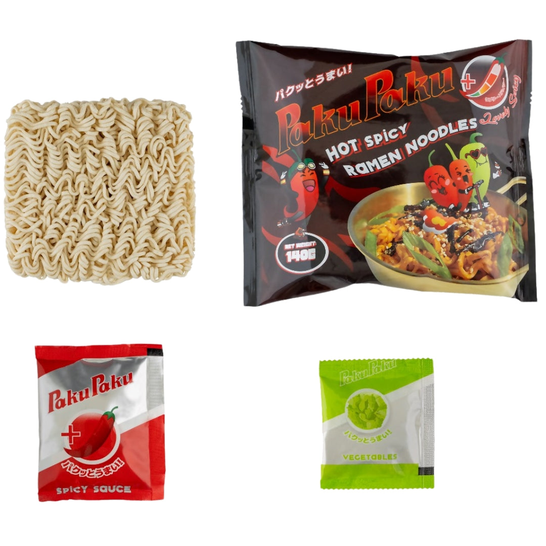 PakuPaku Ramen Nudeln Lovely Spicy 140g