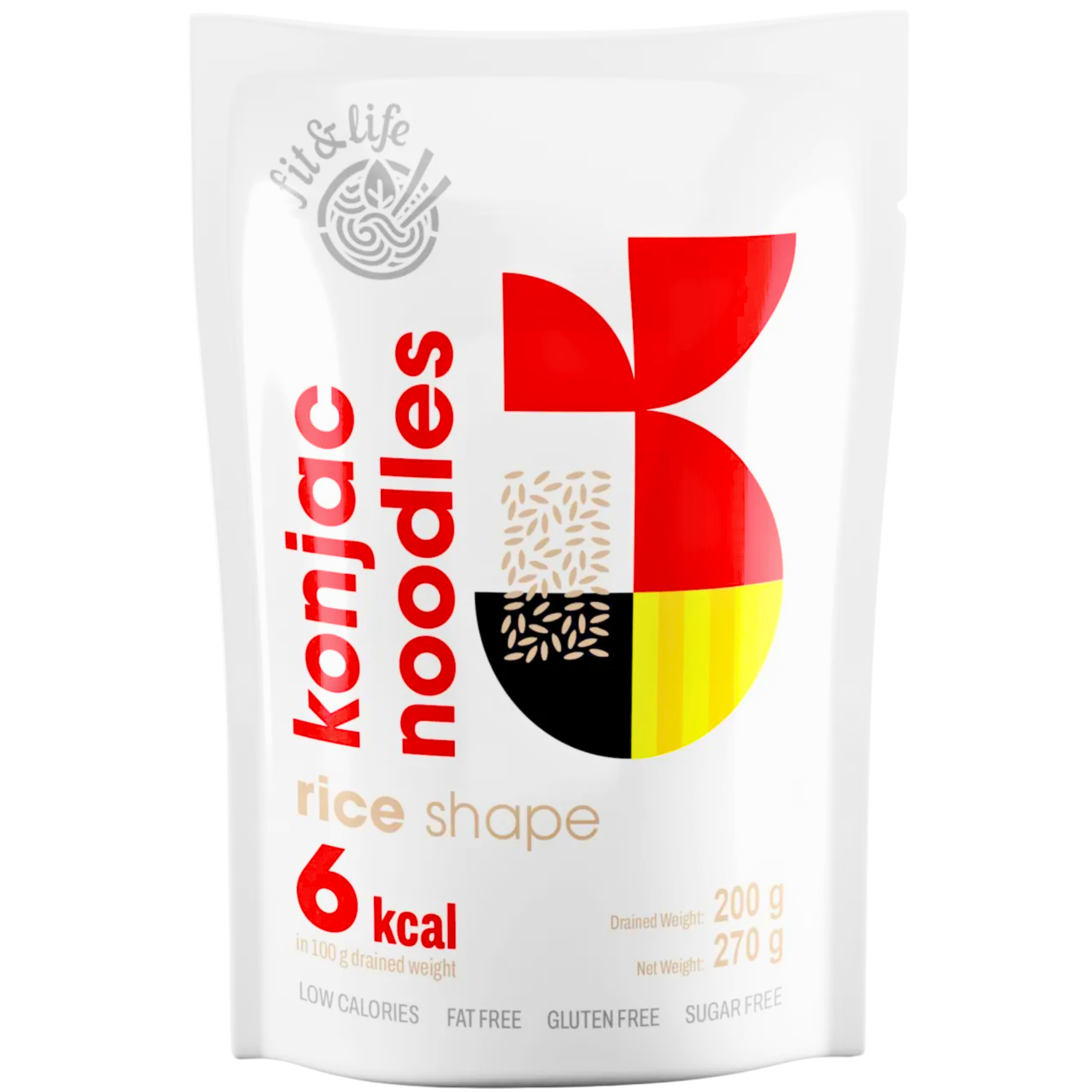 fit&life konjac noodles Shirataki Reis 200g