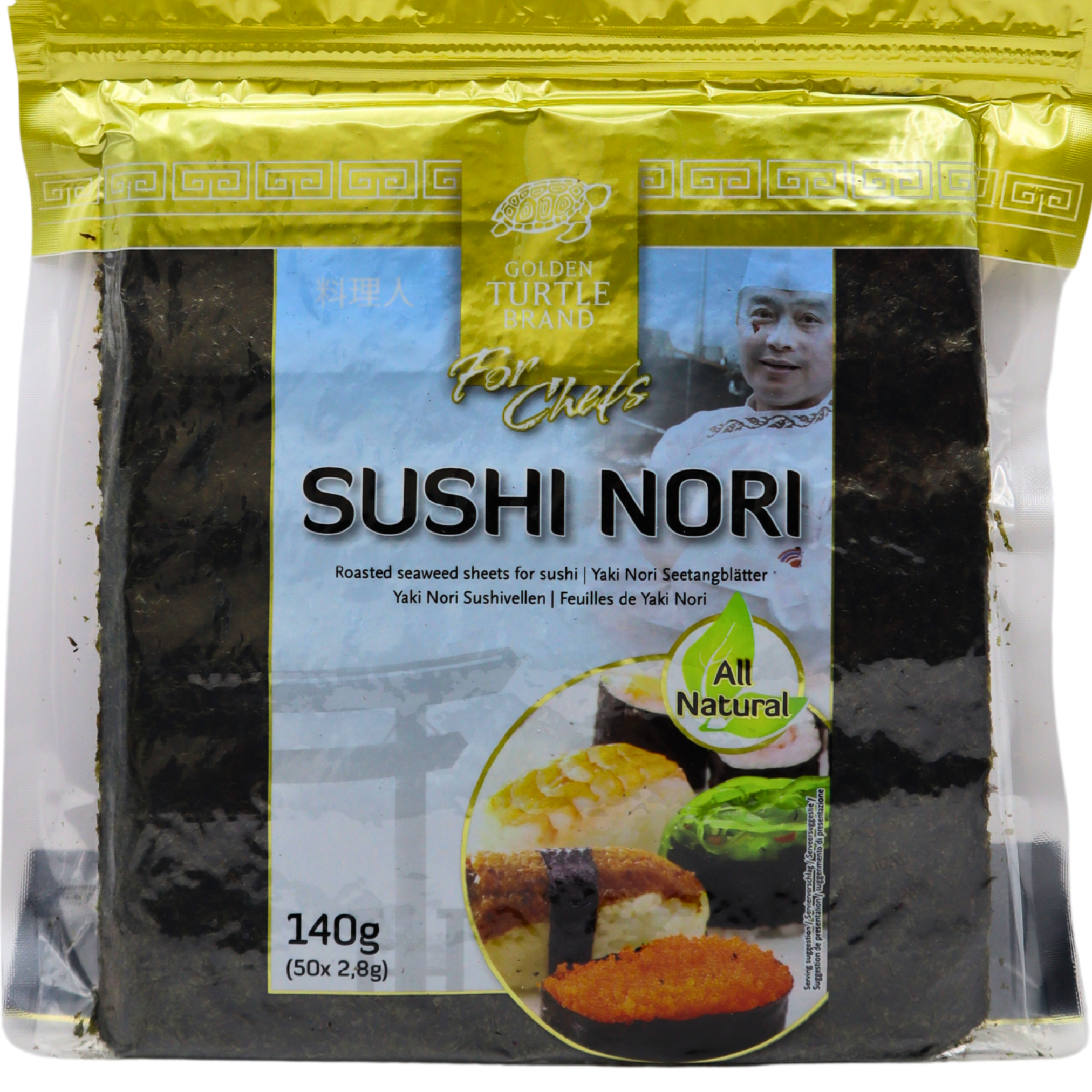 Golden Turtle 50 Algenblätter für Sushi und Maki 140g