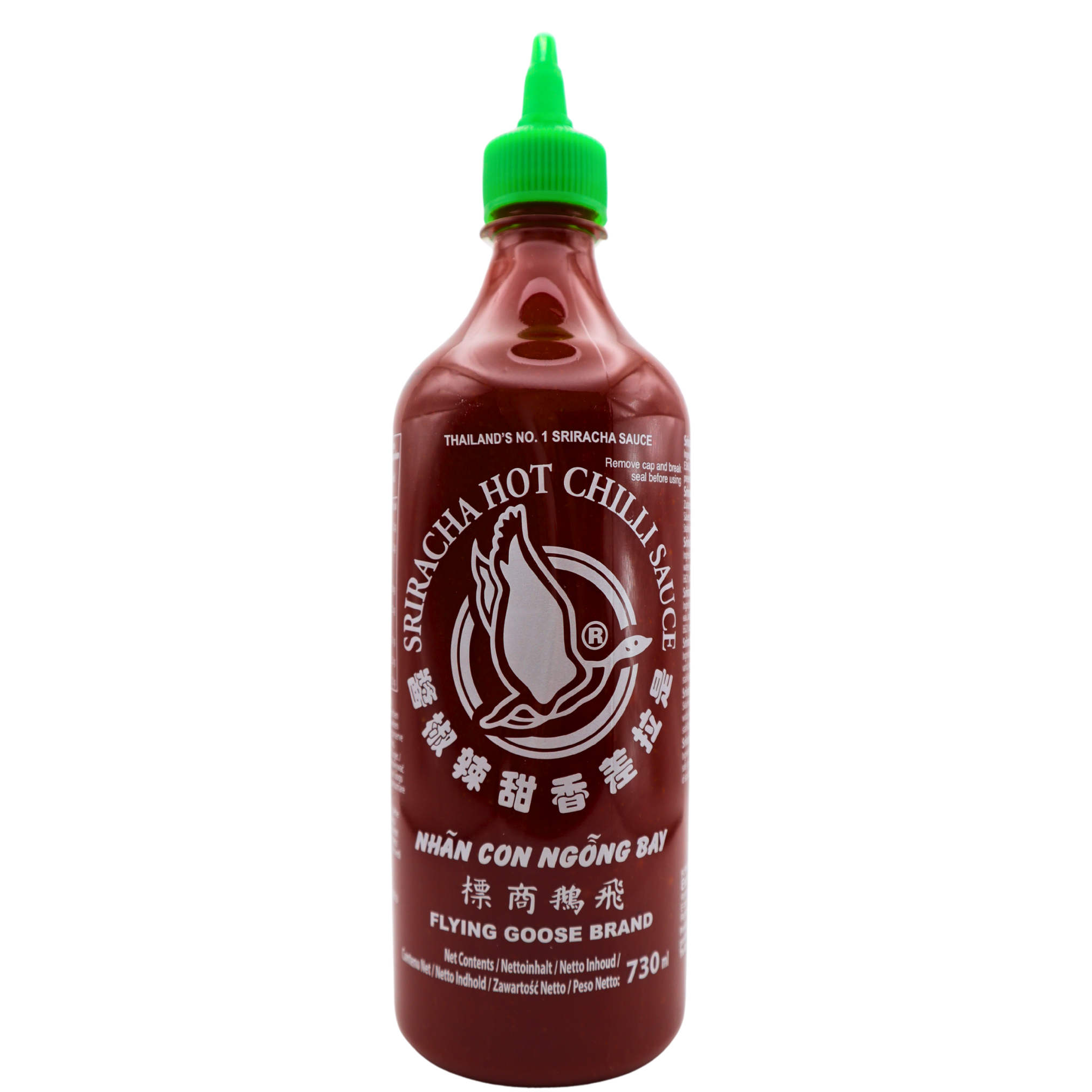 Sriracha scharfe Chilisauce - grün - bei www.asiafoodland.de
