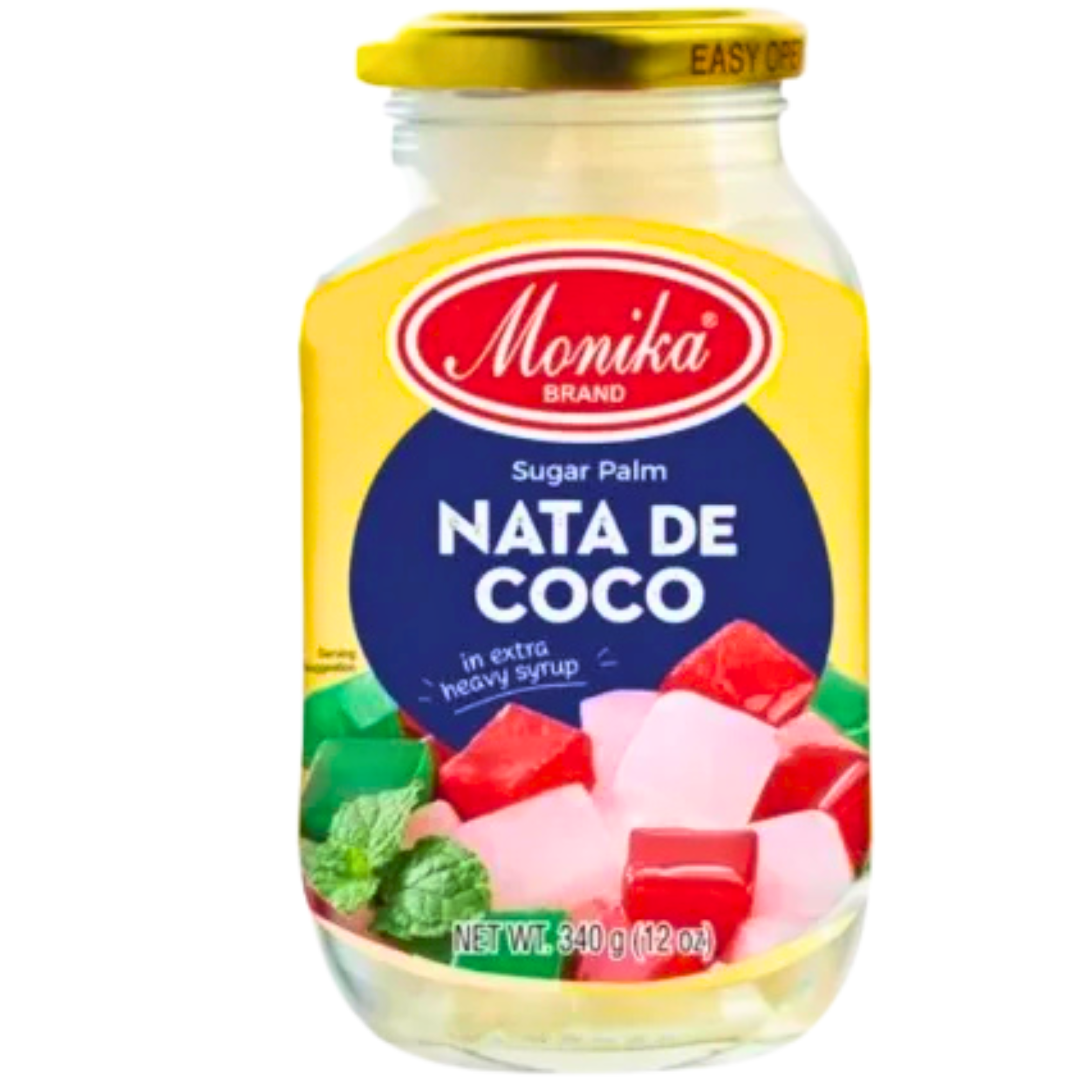 Monika Nata de Coco Kokosnuss Gelee Stücke 220g