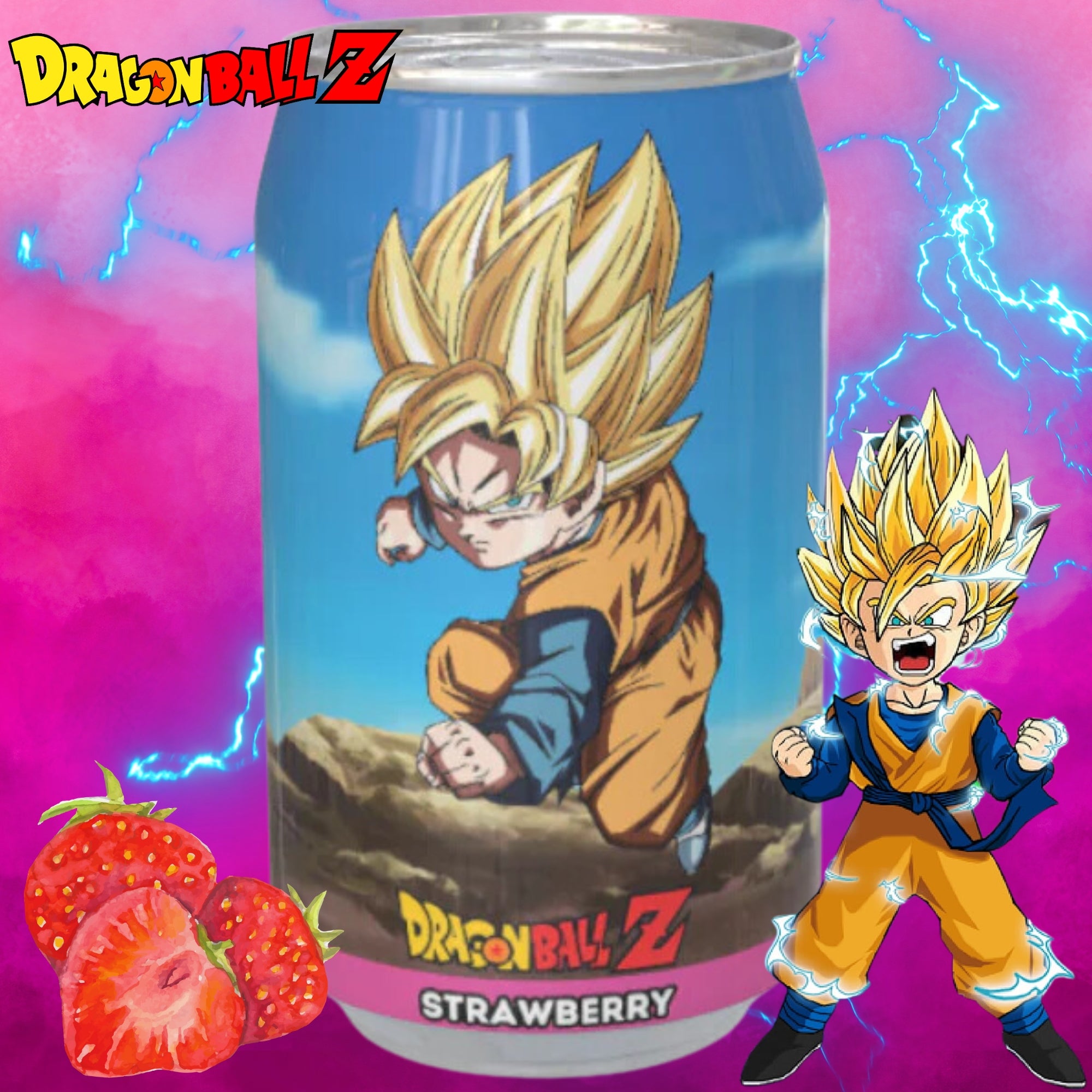 Kawaji Dragonball Z Goten Limonade Erdbeere 330ml