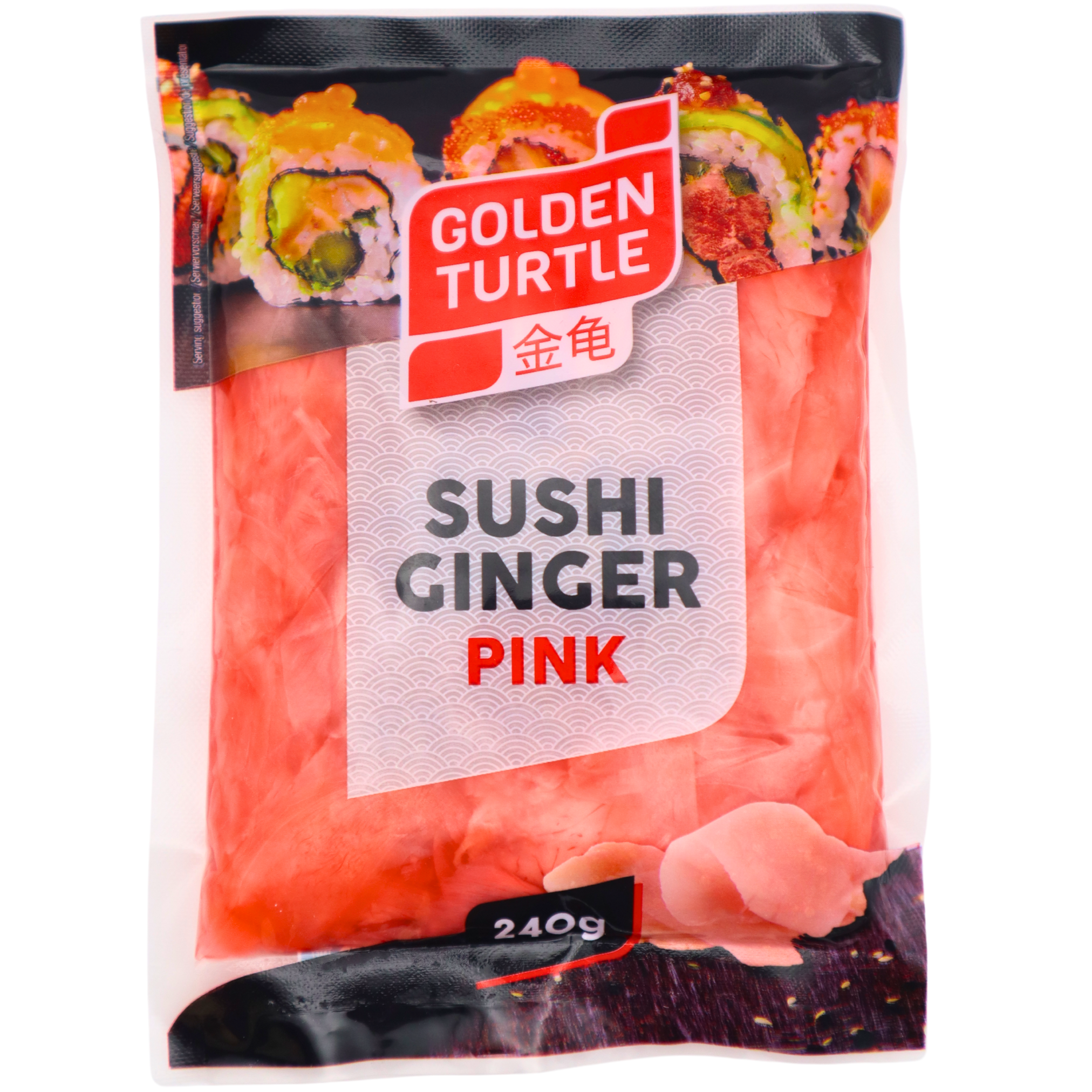 Golden Turtle Sushi Ingwer Pink 240g