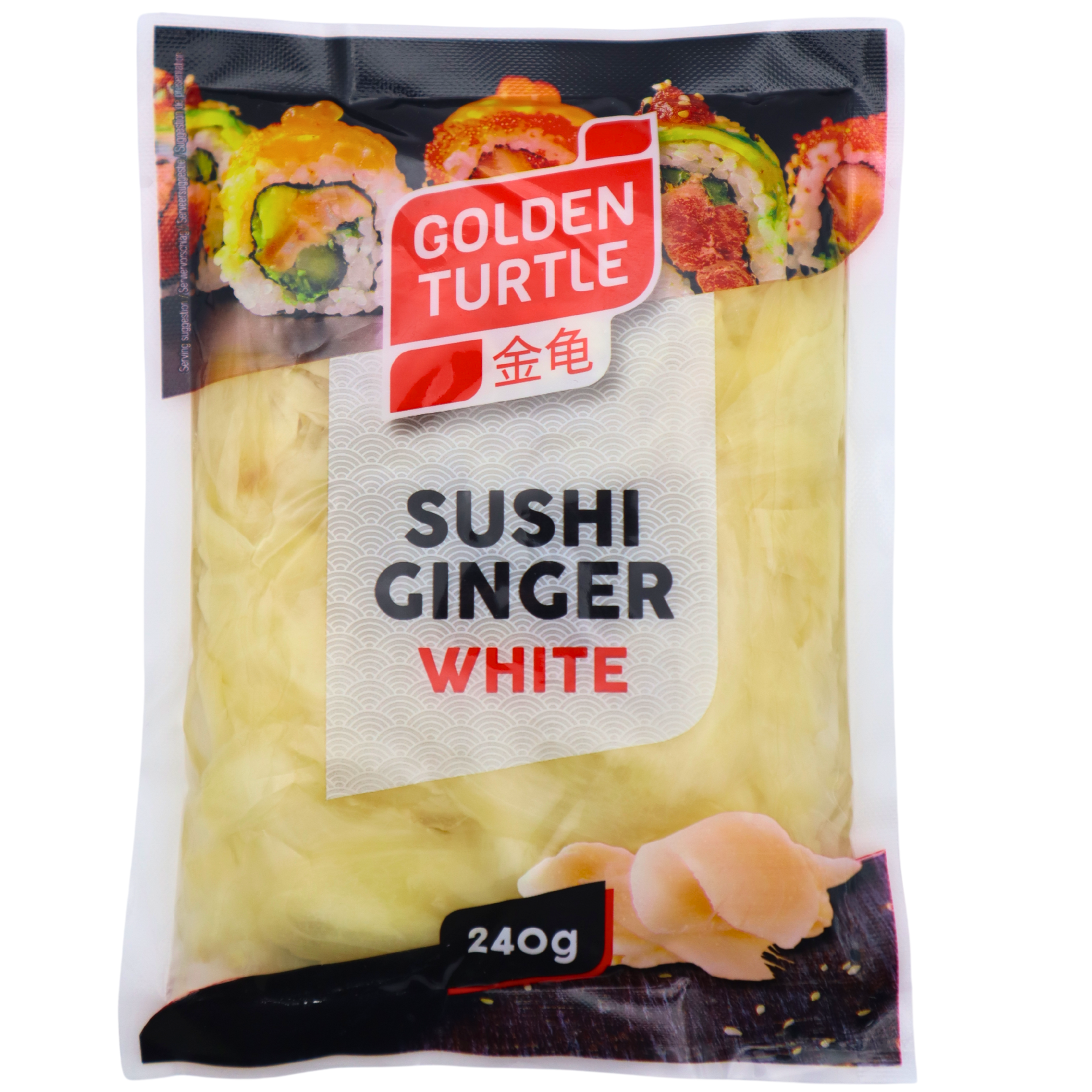 Golden Turtle Sushi Ingwer weiss 240g