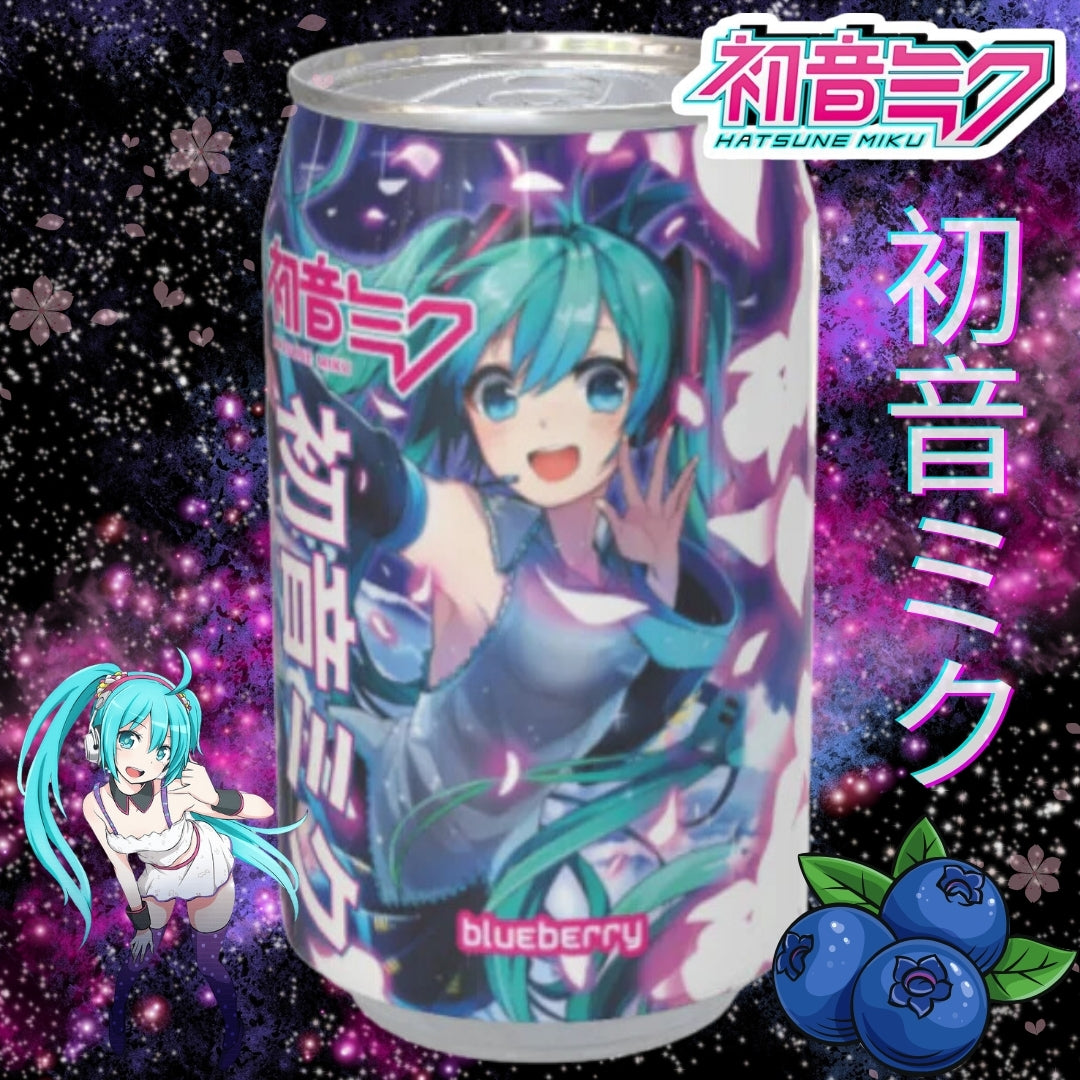 Kawaji Hatsune Miku Limonade Blaubeere 330ml