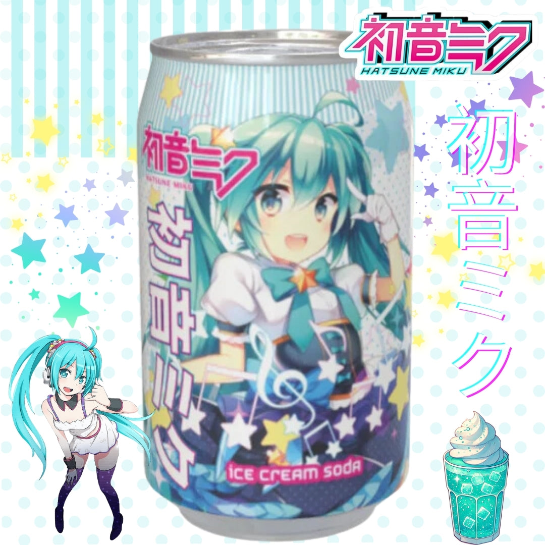 Kawaji Hatsune Miku Limonade Ice Cream Soda 330ml