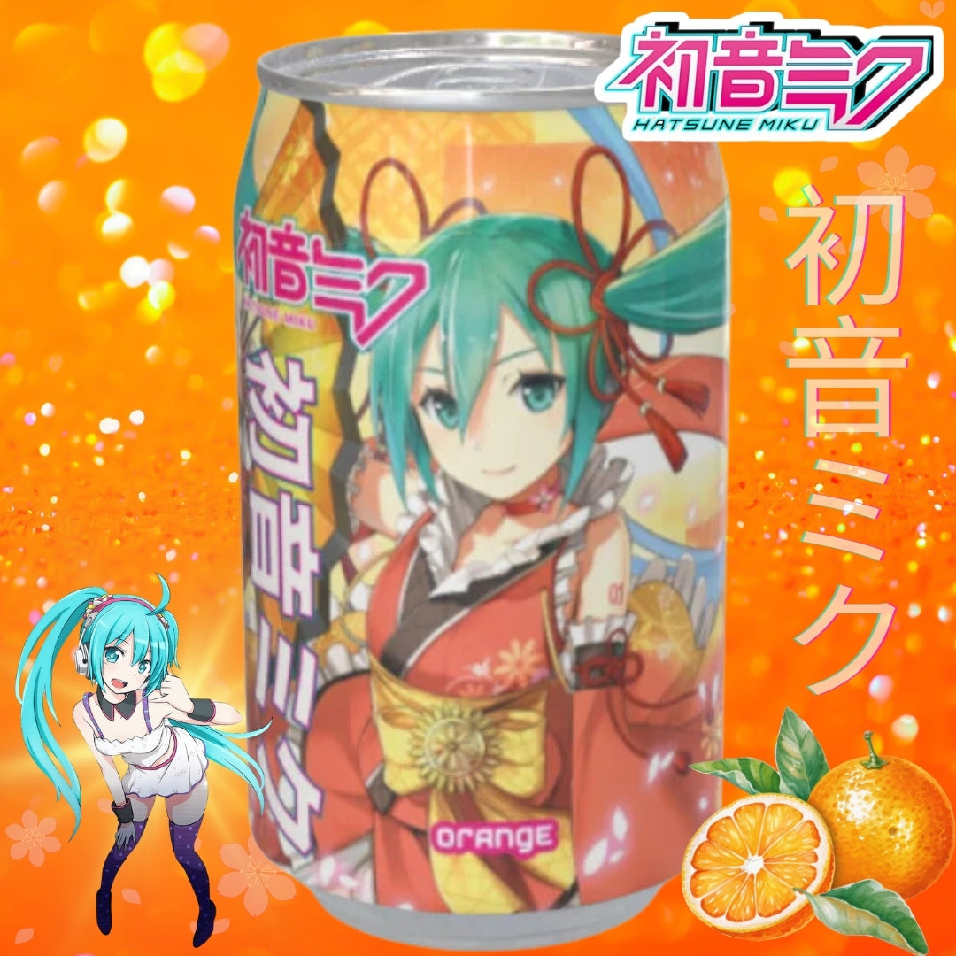 Kawaji Hatsune Miku Limonade Orange 330ml