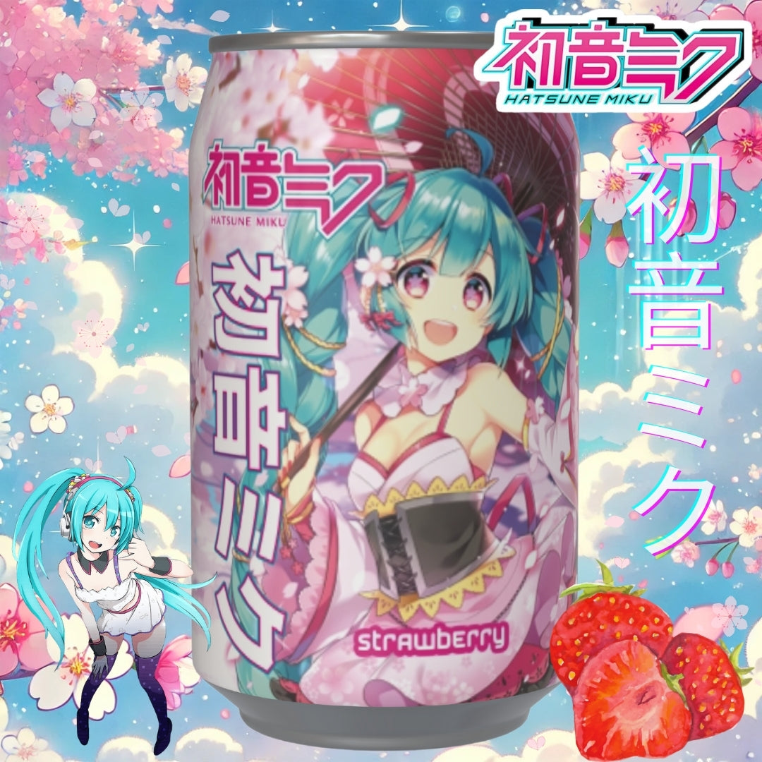 Kawaji Hatsune Miku Strawberry Erdbeer Limonade 330ml