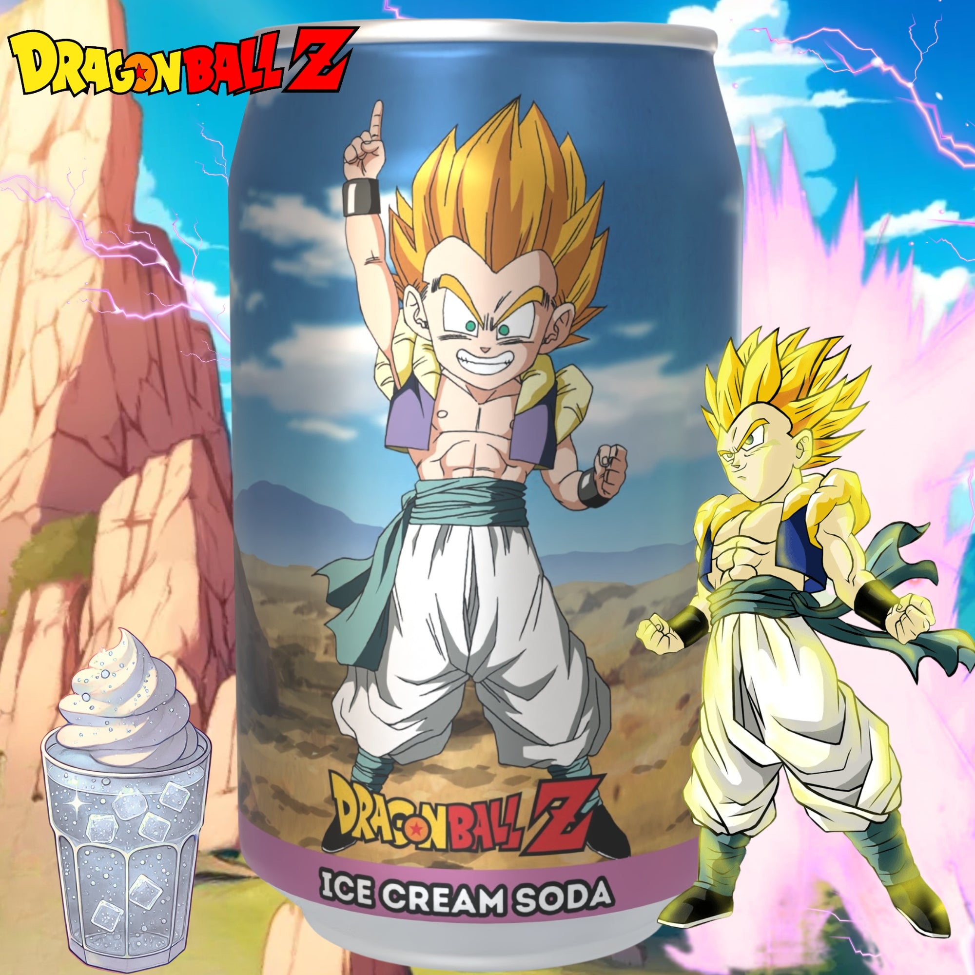 Kawaji Dragonball Z Gotenks Ice Cream Soda 330ml