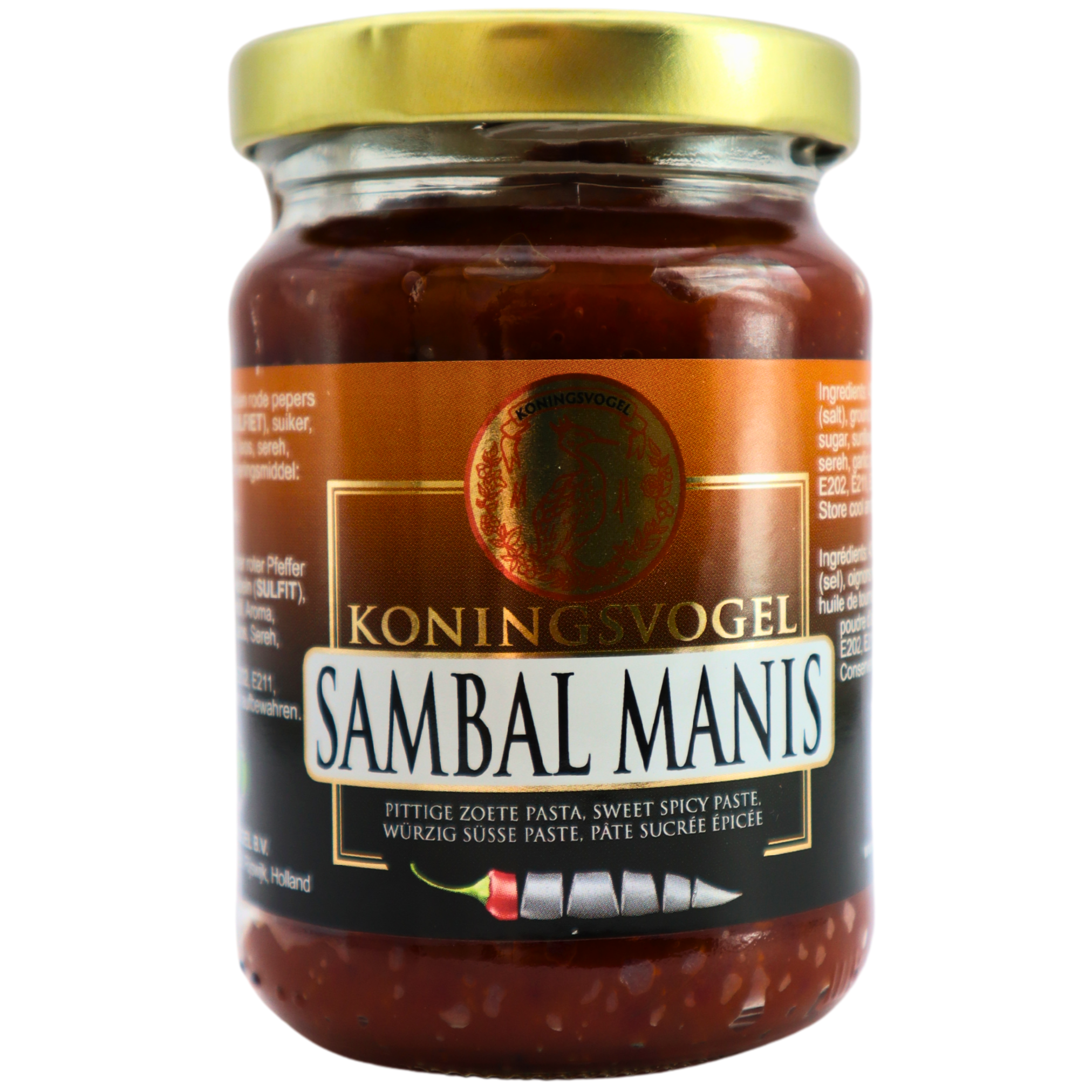KONINGSVOGEL Sambal Manis Süße Chili Paste 200g