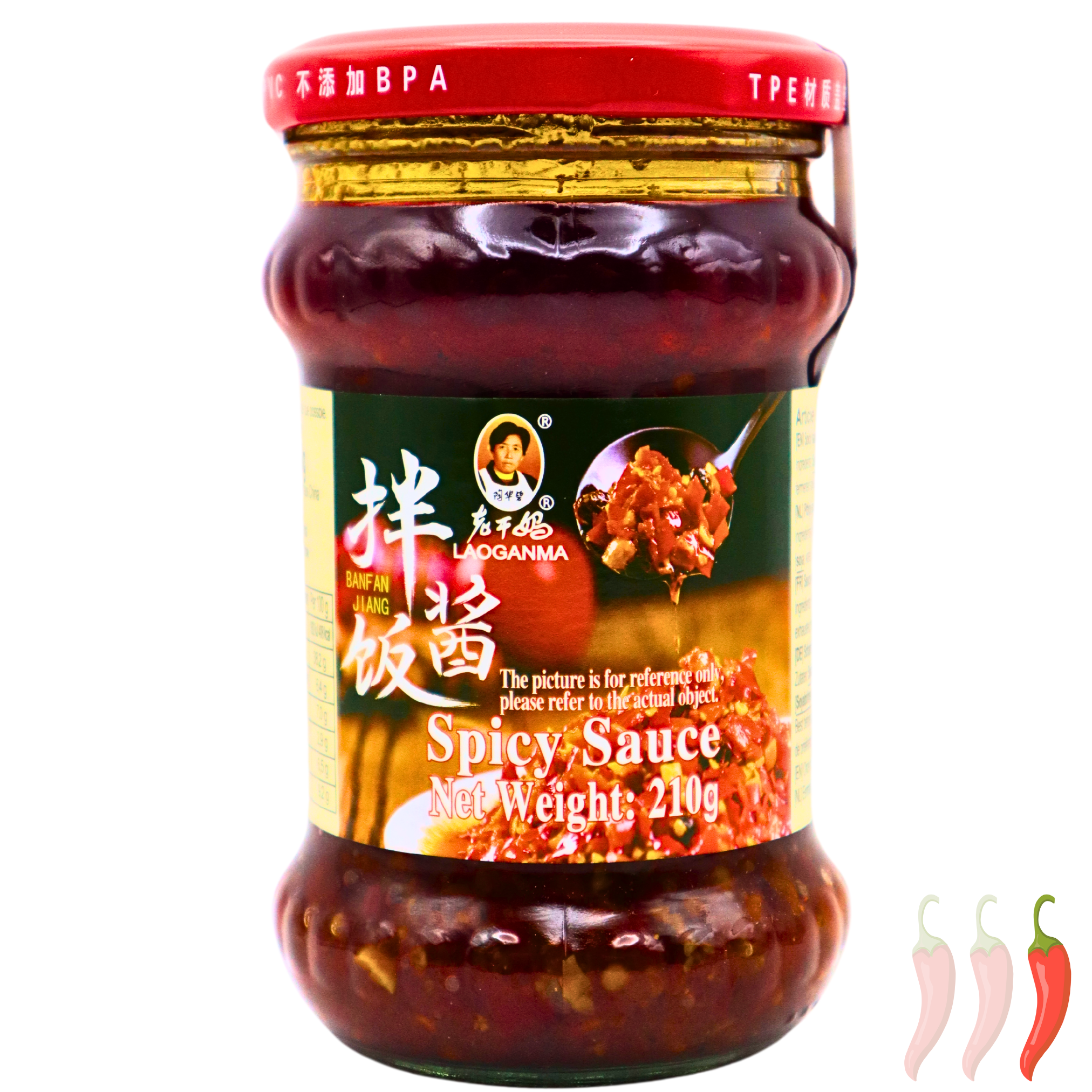LAO GAN MA Chili Tomate & Knoblauch 210g