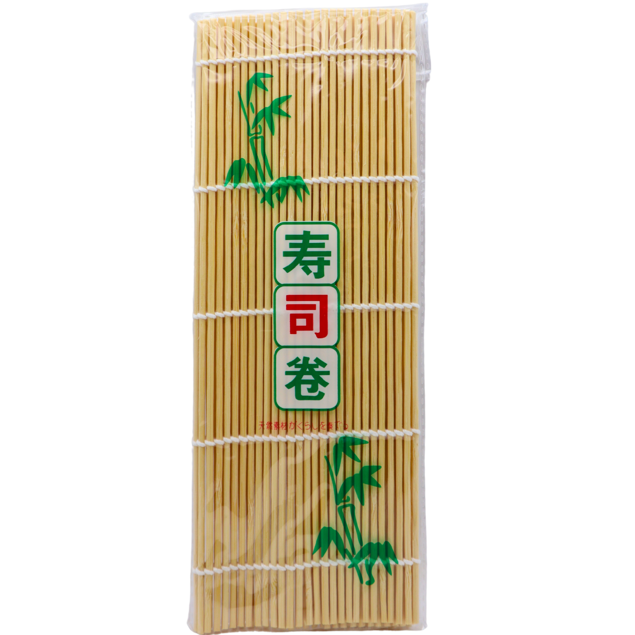 Sushi matte Bambus Weiß 21x24cm