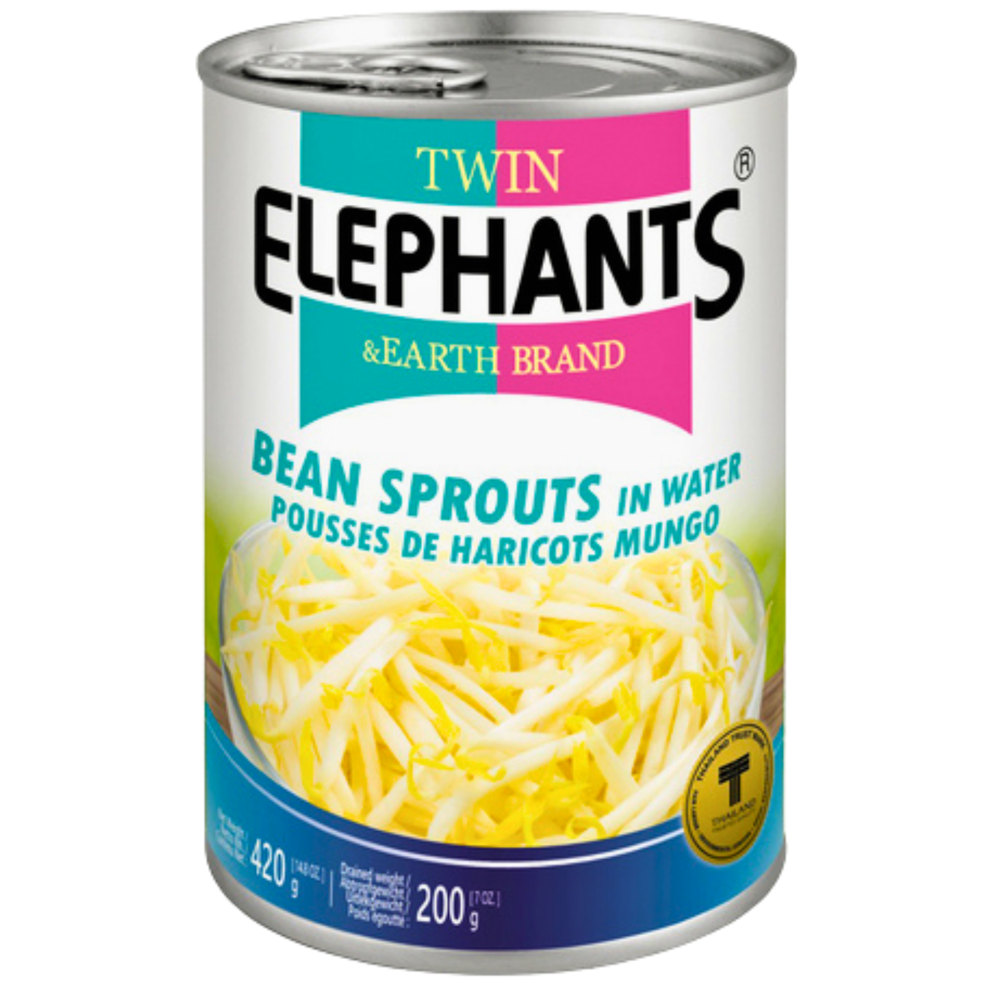 Twin Elephants Sojabohnenkeime Sojasprossen Mungosprossen 200g