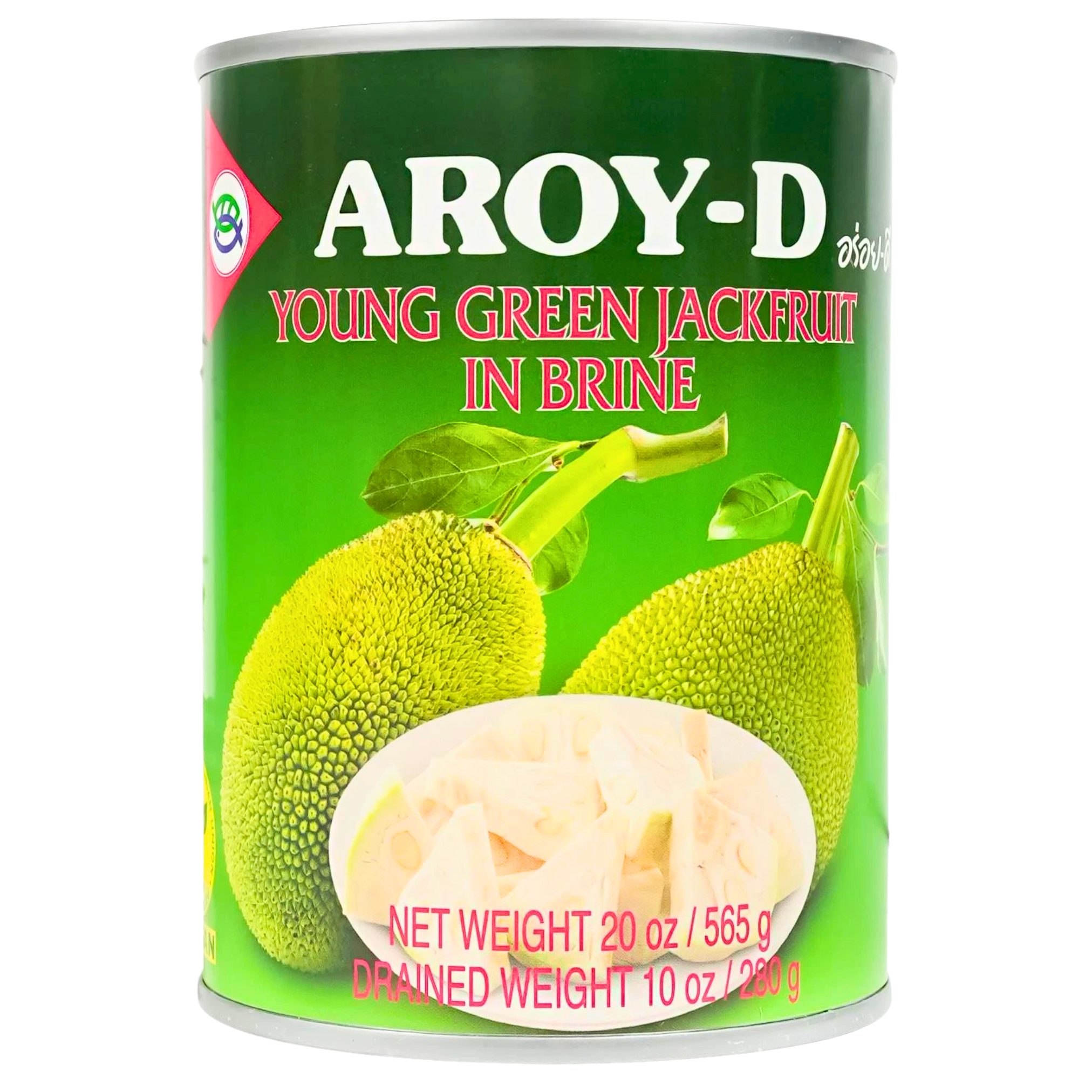 Aroy-D Junge grüne Jackfrucht beliebt als veganer "Fleischersatz" 565g