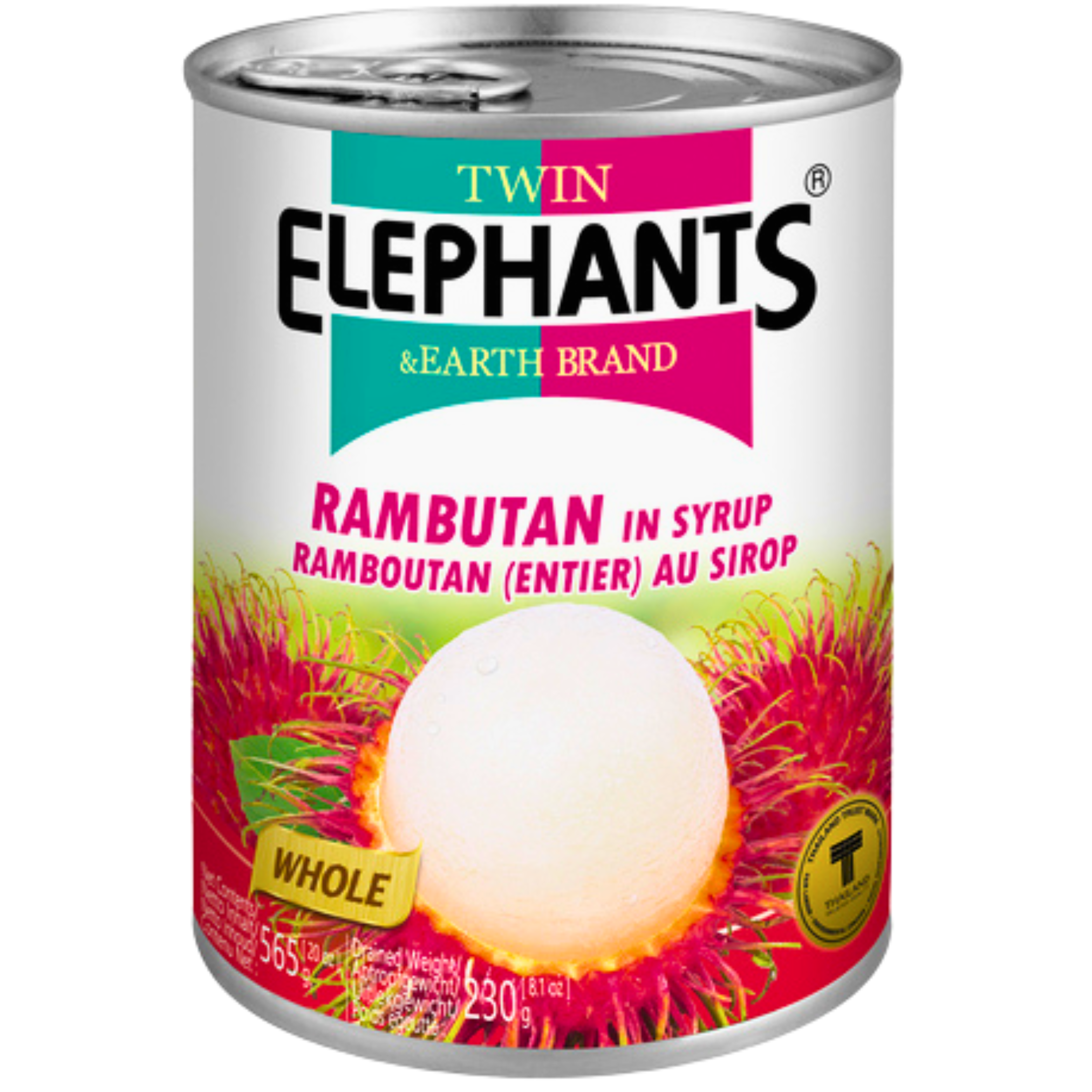 Twin Elephant Rambutan in Syrup 230g