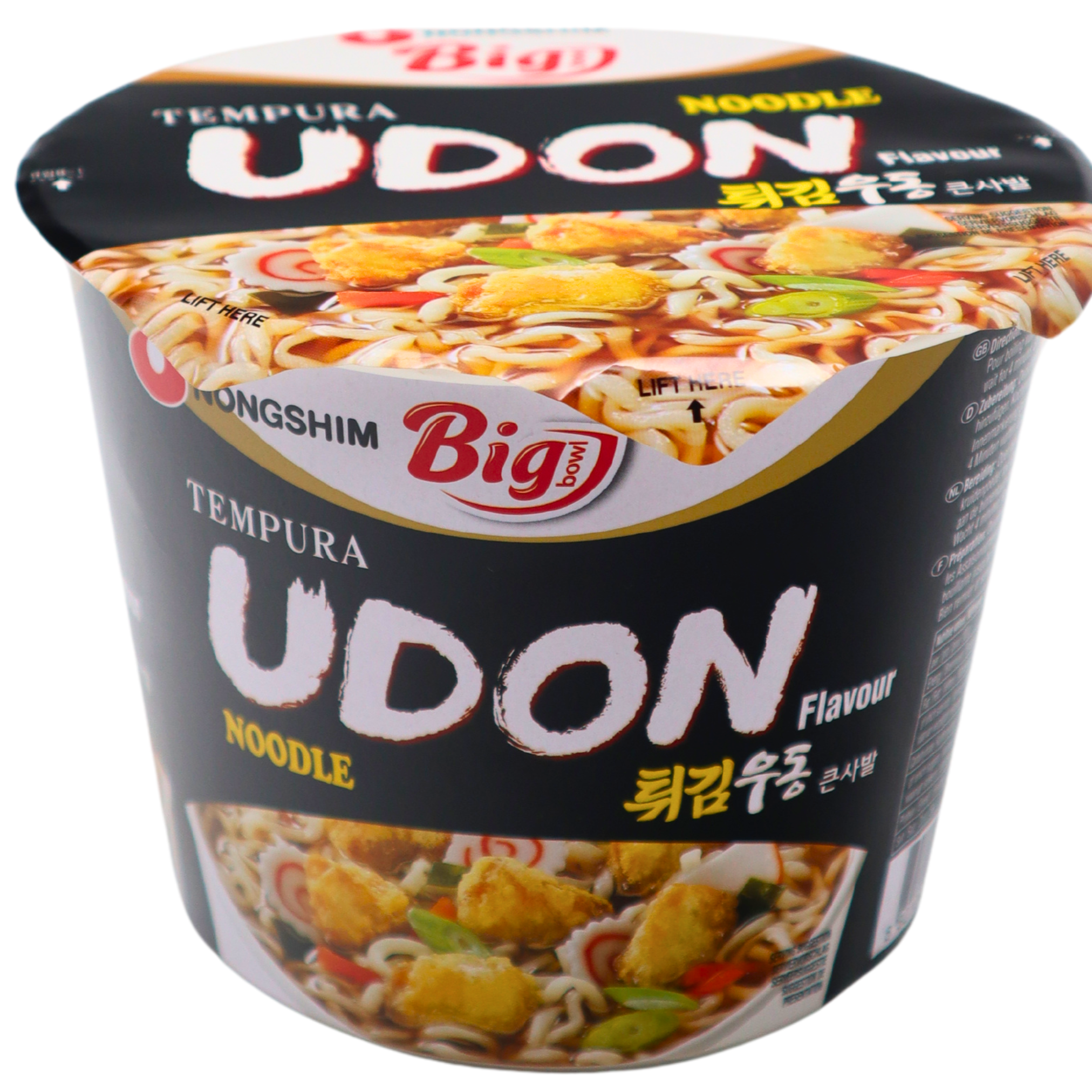 NONGSHIM Instant Udon Big Bowl Ramen Cup Shrimps 111g