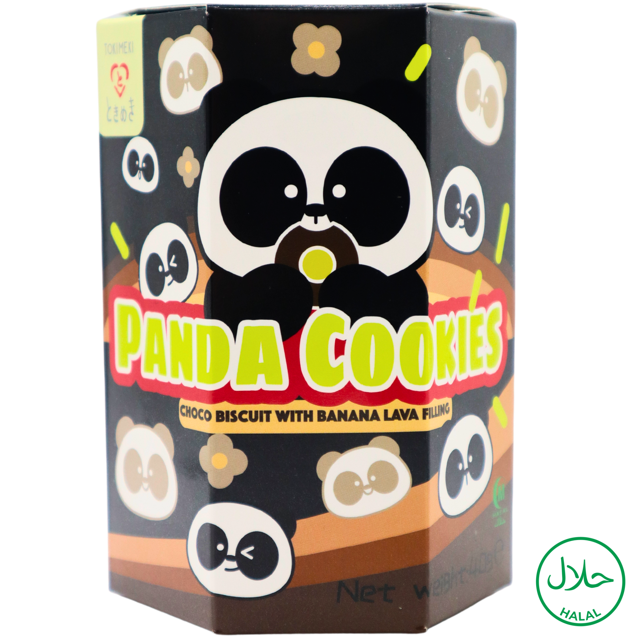 TOKIMEKI Panda Schokoladenkekse mit Bananenfüllung 40g