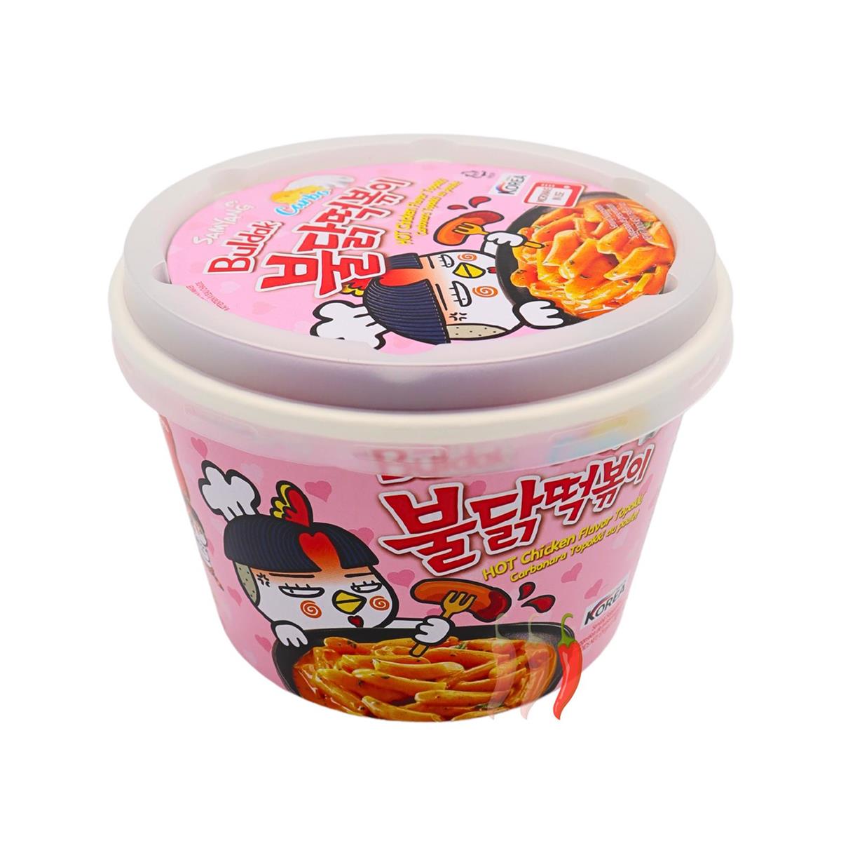 SAMYANG Buldak Topokki Cup - Carbonara 179g (pink)