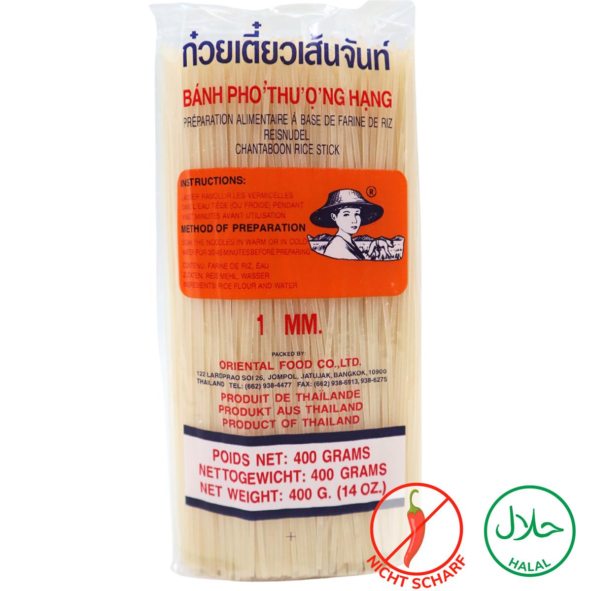 FARMER Reisnudeln 1 mm 400g