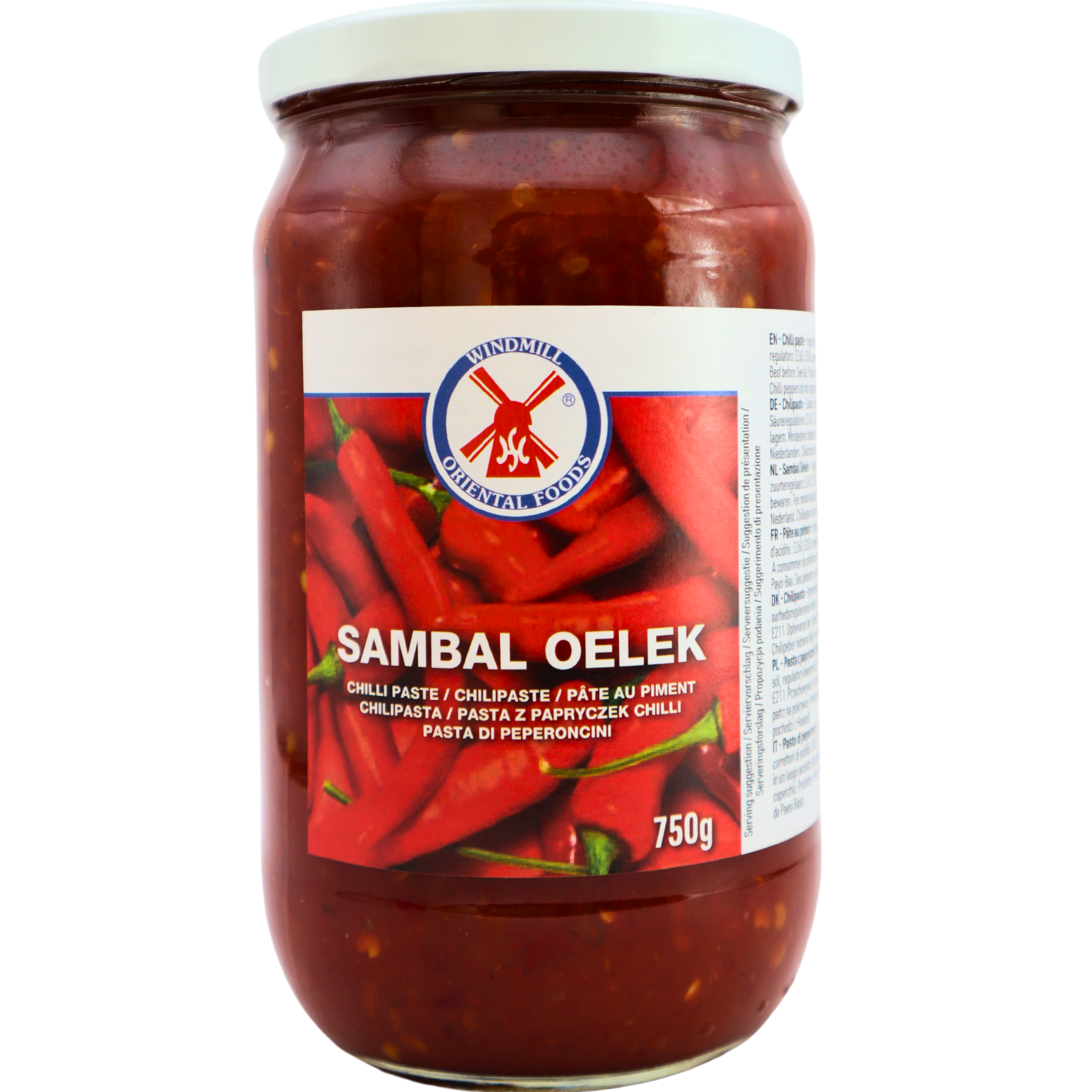 WINDMILL Sambal Oelek - Würzpaste aus Chilis 750g