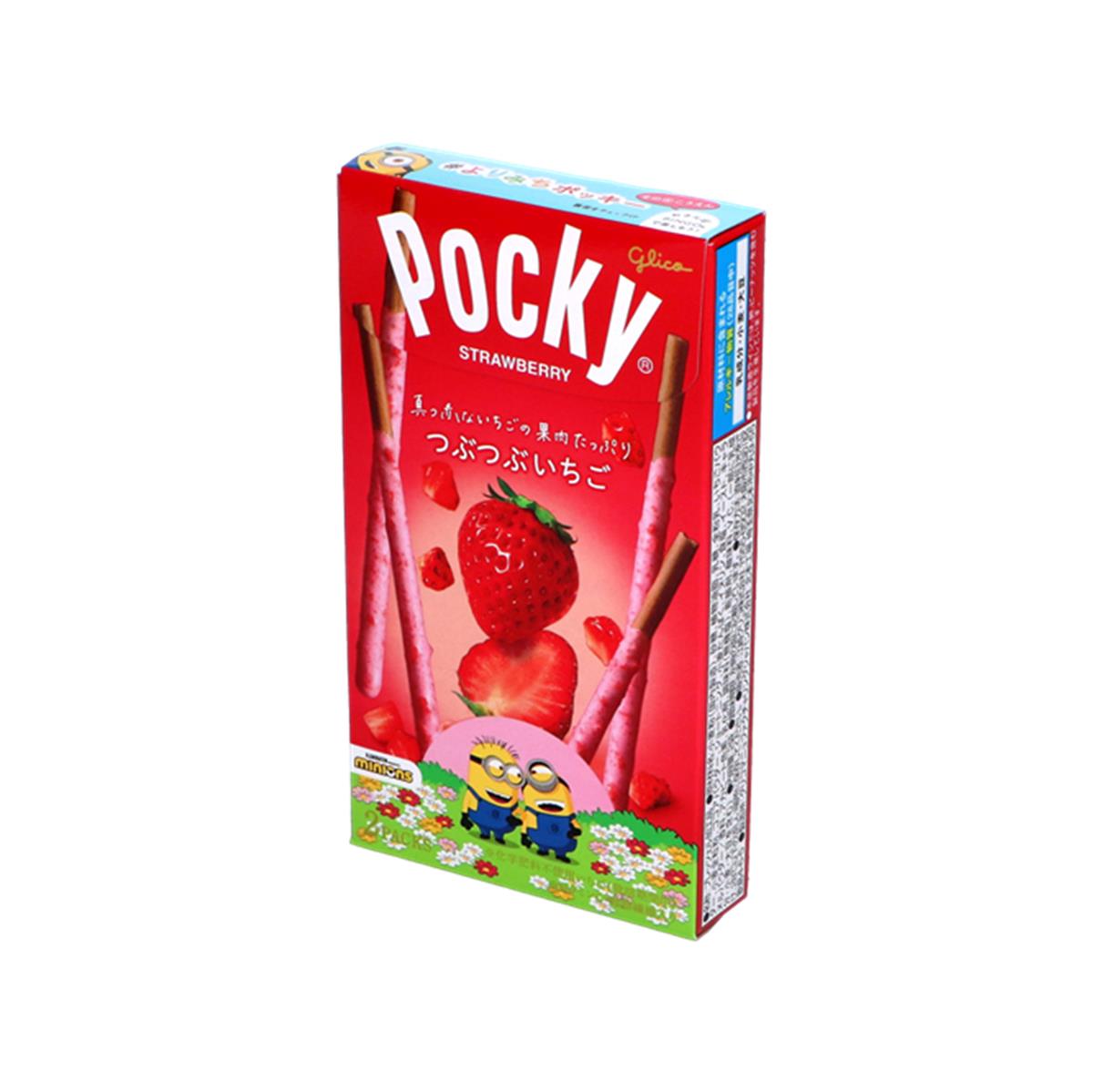 POCKY Biscuit Stick Tsubu-Tsubu Erdbeere 27g