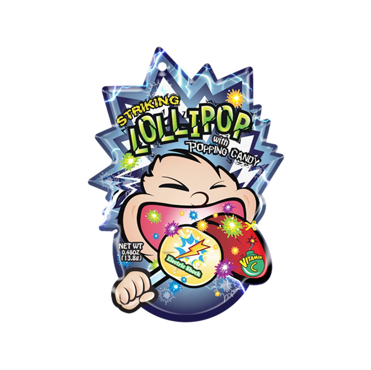 STRIKING Lollipop mit Knallbonbon Elektroschock 13,8g
