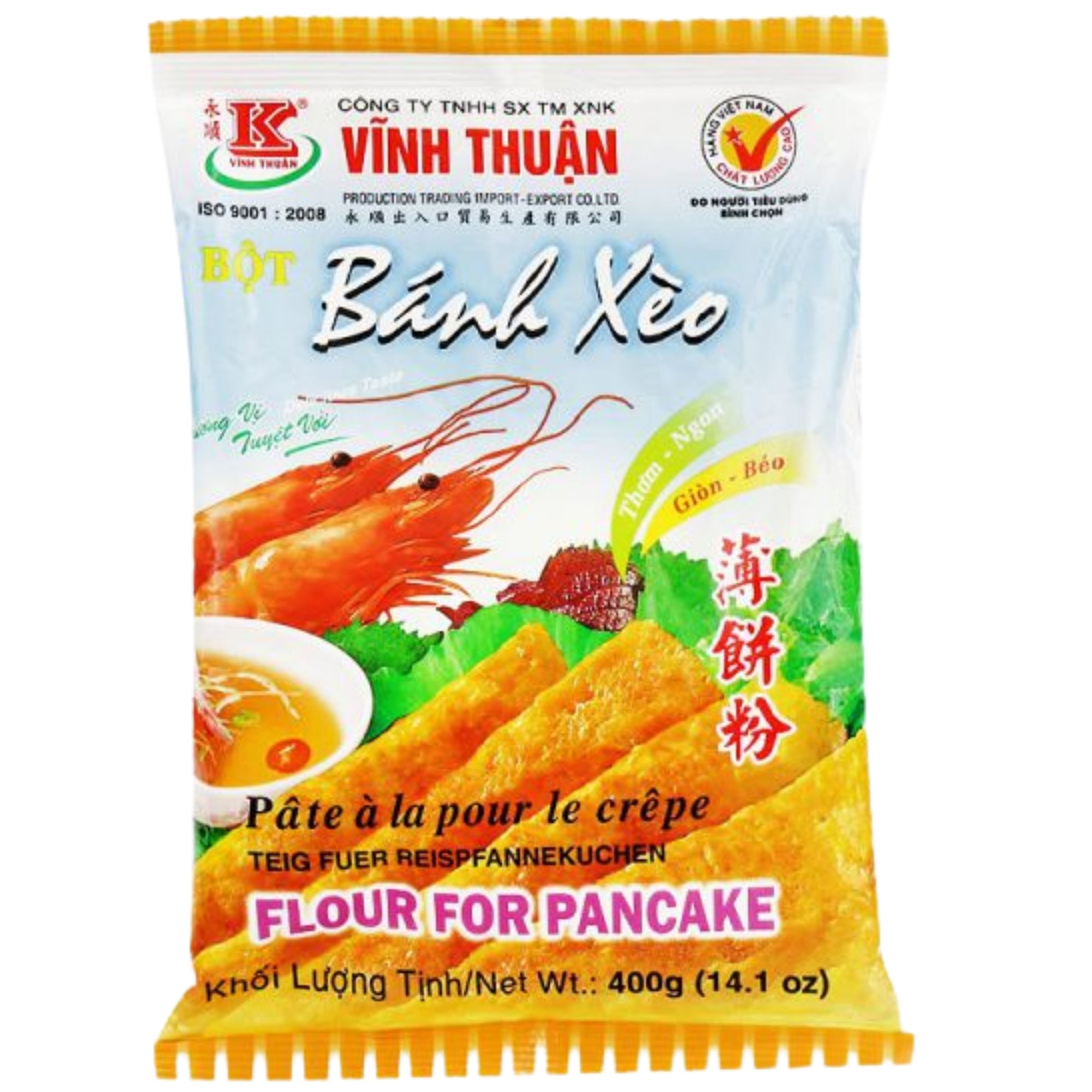 Vinh Thuan Bot Banh Xeo Mehlmischung für vietnamesische Pfannkuchen 400g
