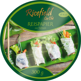 RICEFIELD Vietnamesisches Reispapier 16cm 300g