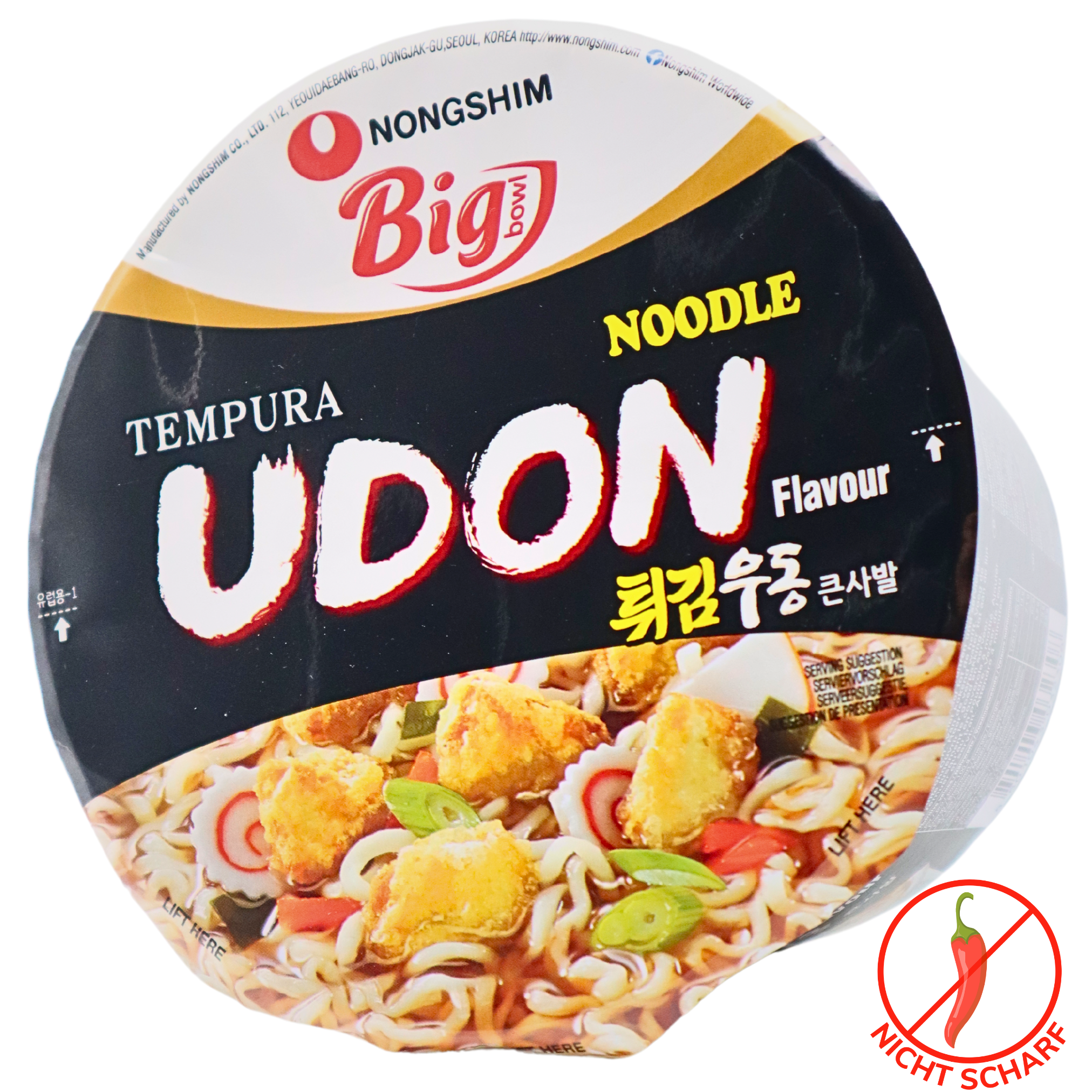 NONGSHIM Instant Udon Big Bowl Ramen Cup Shrimps 111g