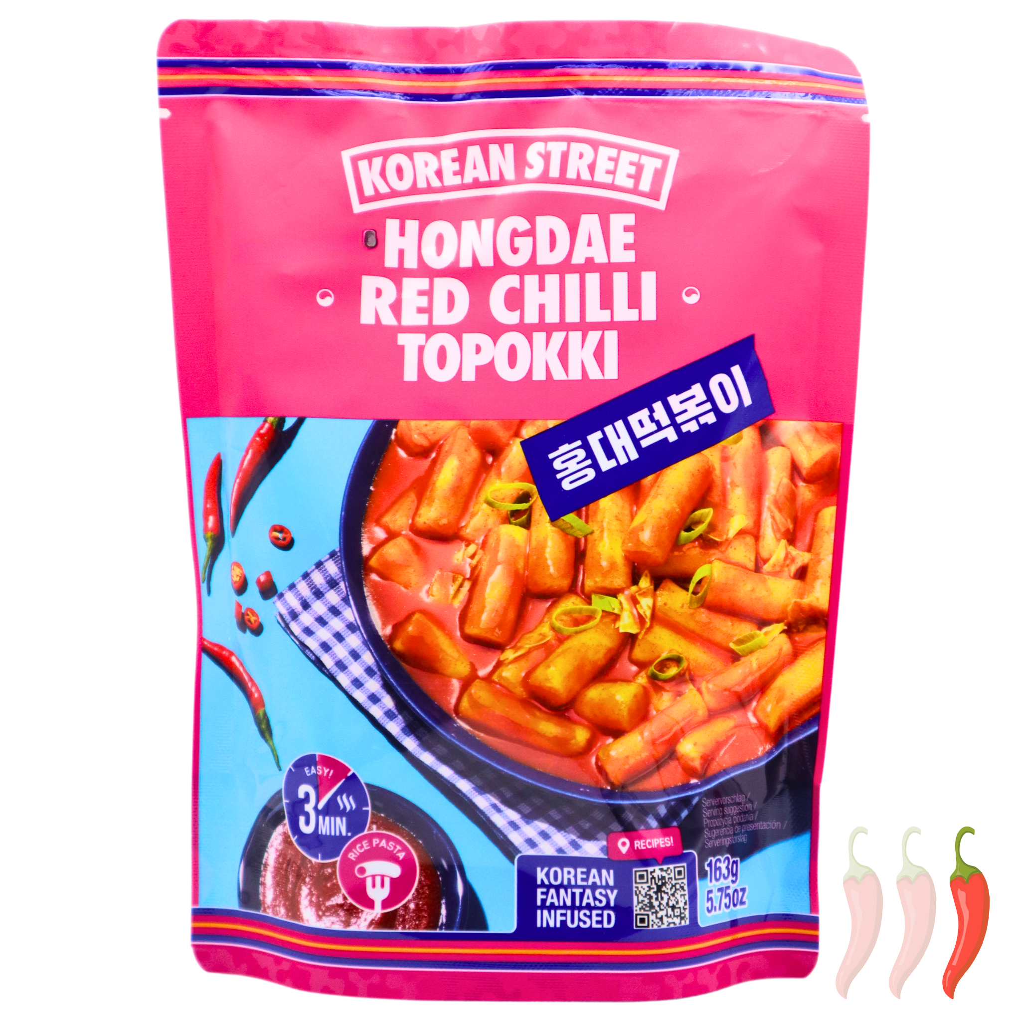 KOREAN STREET Topokki süß & scharf 163g