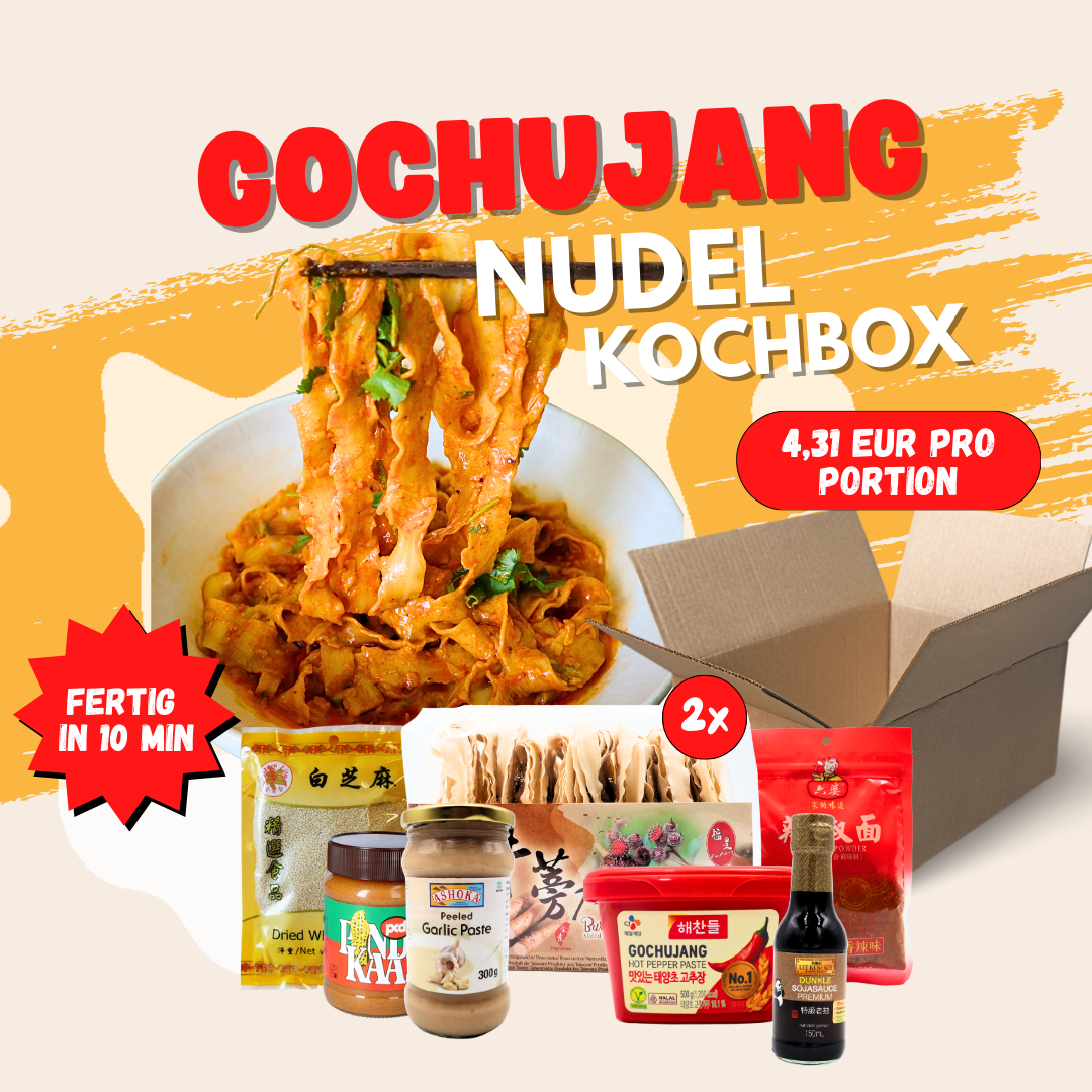 Gochujang Nudel Kochbox für 8 Portionen