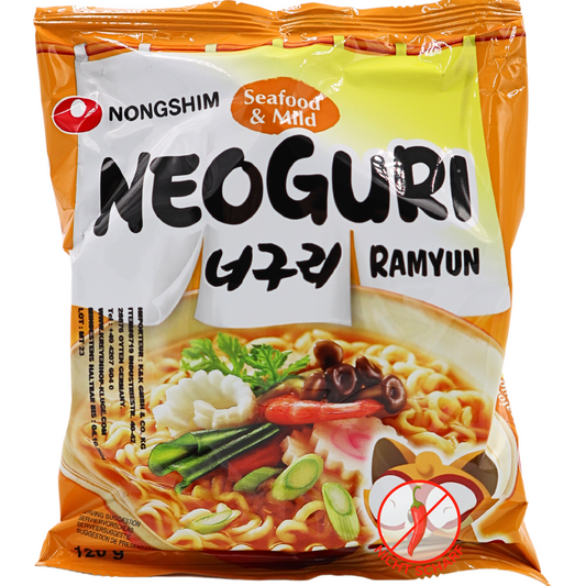 NONG SHIM Neoguri Instant Ramen - Seafood Mild 120g