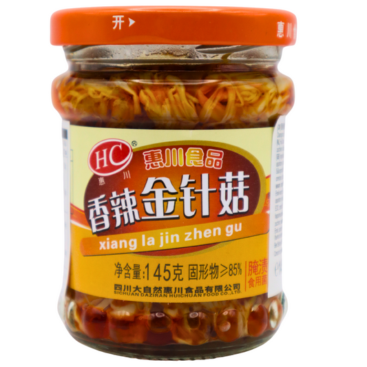 HUICHUAN Enoki Pilze würzig-scharf 145g