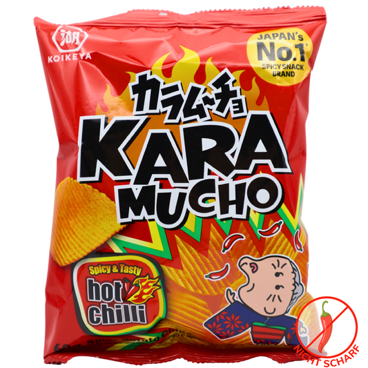 KOIKEYA Karamucho geriffelte Kartoffelchips Hot Chili 60g