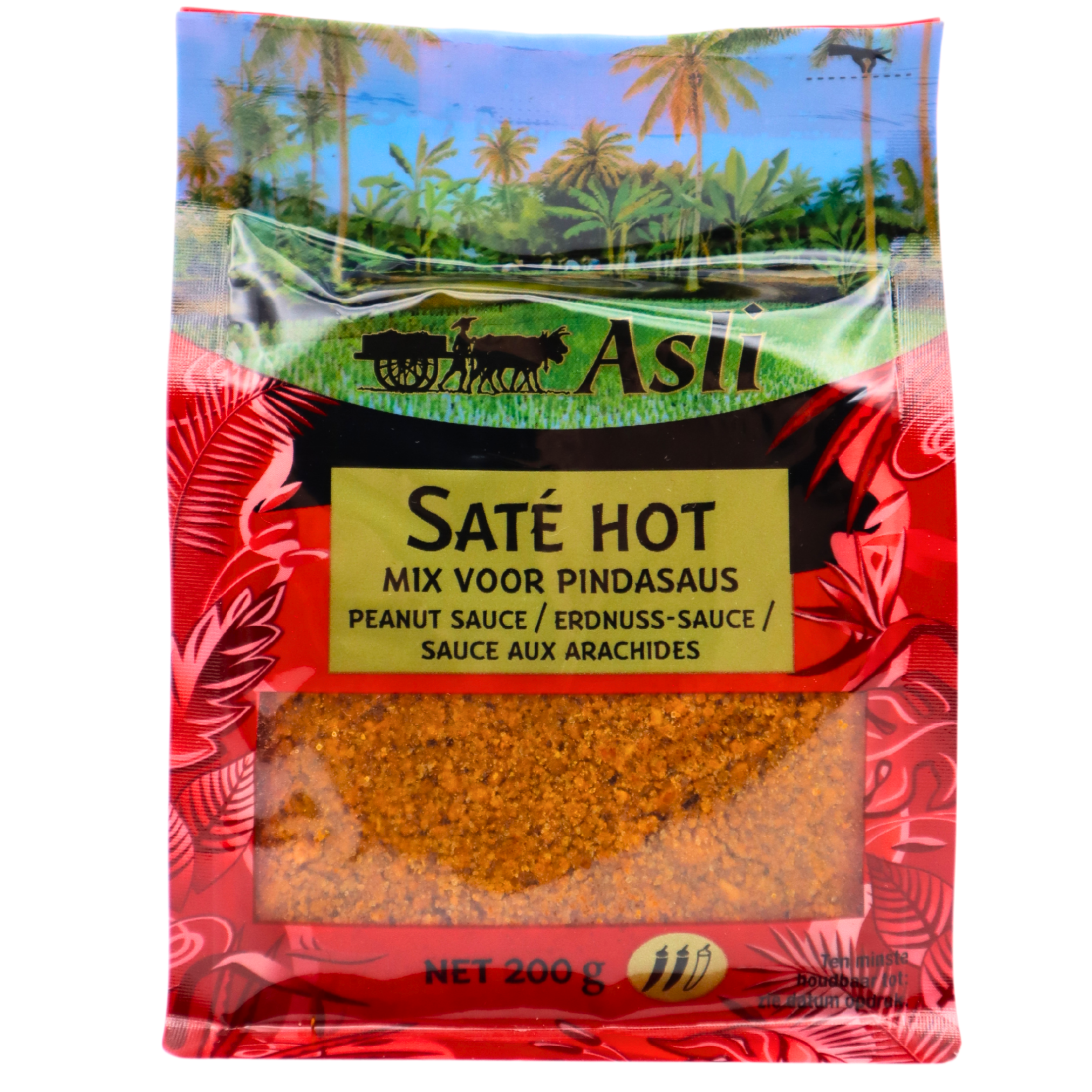 Asli Erdnusssaucenmix scharf 200g