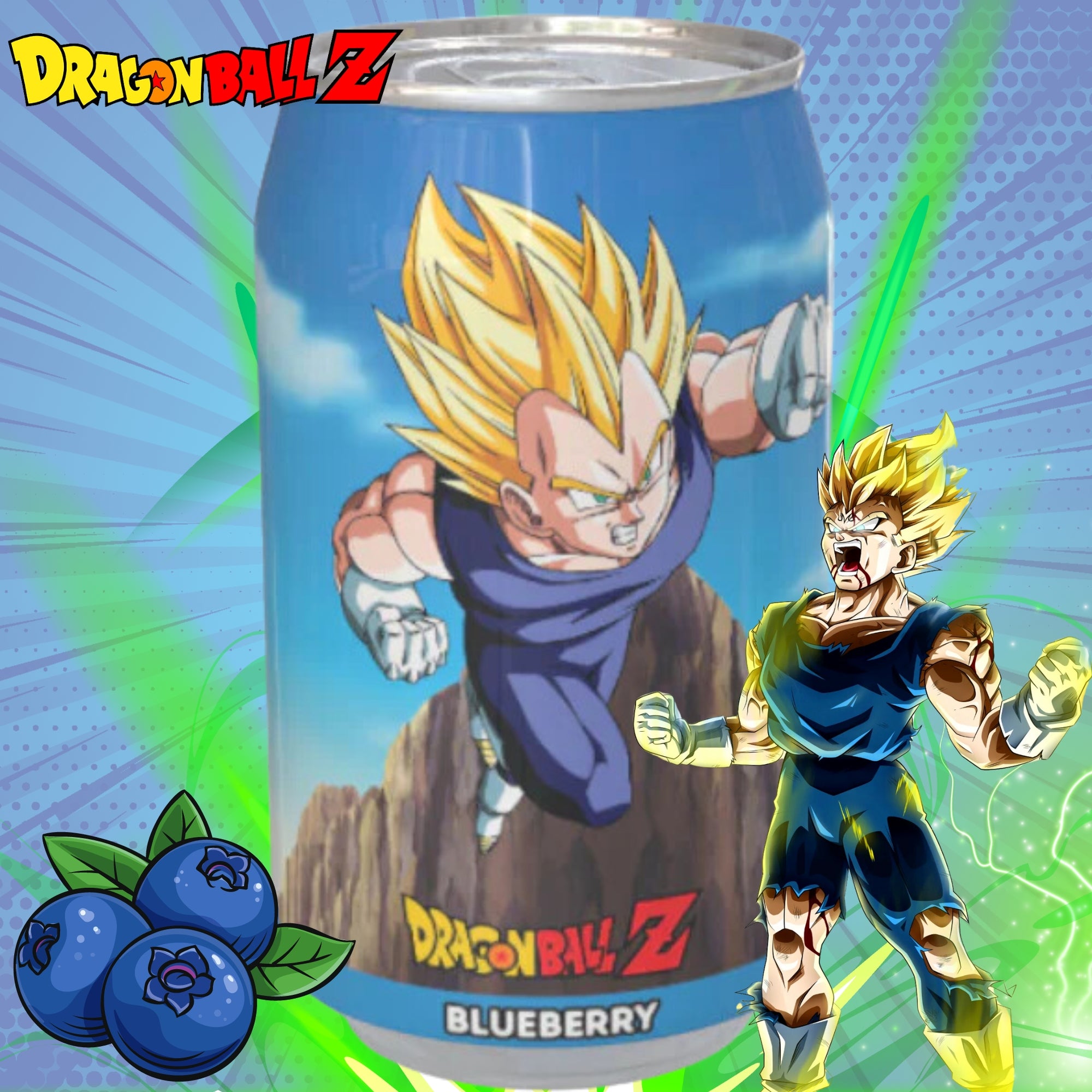 Kawaji Dragonball Z Vegeta Limonade Blaubeere 330ml