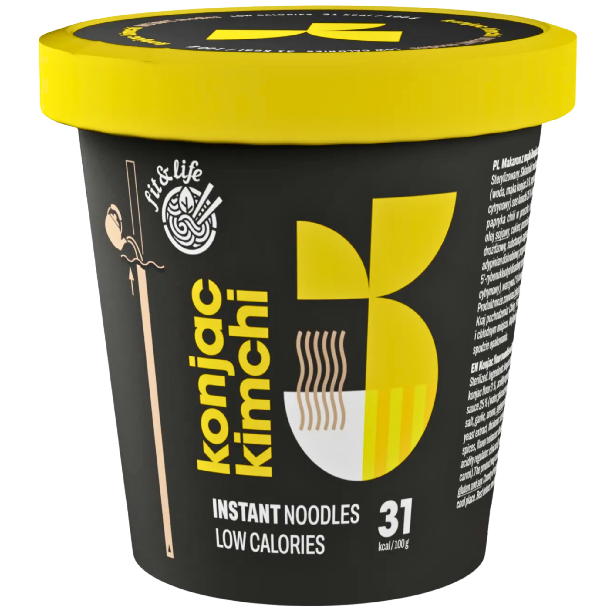 Fit&Life konjac Kimchi instant Shirataki Nudeln mit Kimchi Sauce 162g