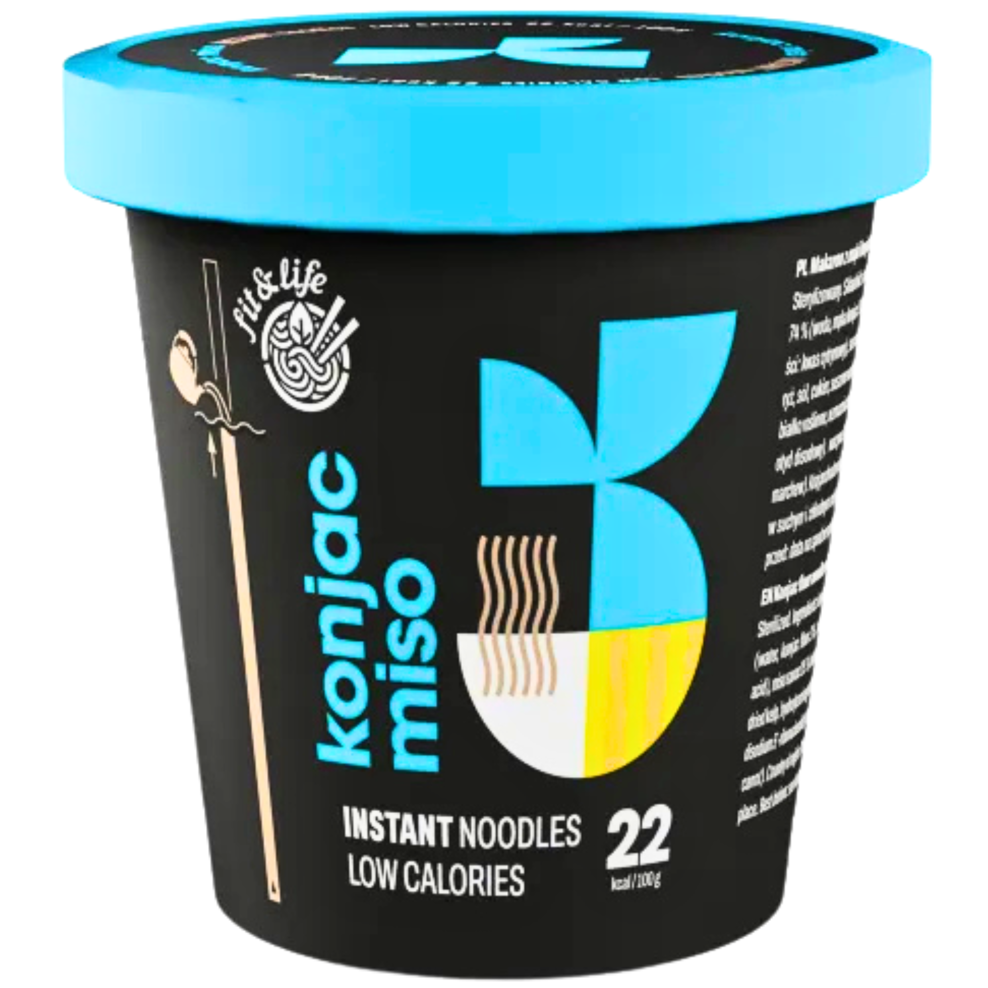 Fit&Life konjac Miso instant Shirataki Nudeln in Miso Sauce 162g