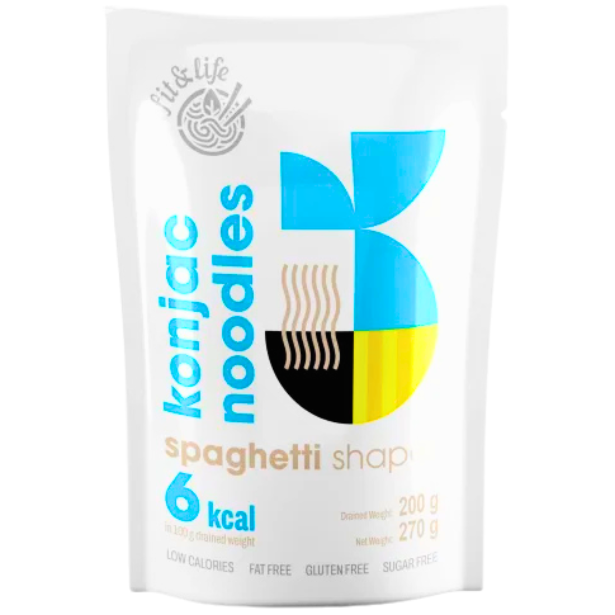 Fit&Life konjac noodles Shirataki Nudeln Spaghetti 200g