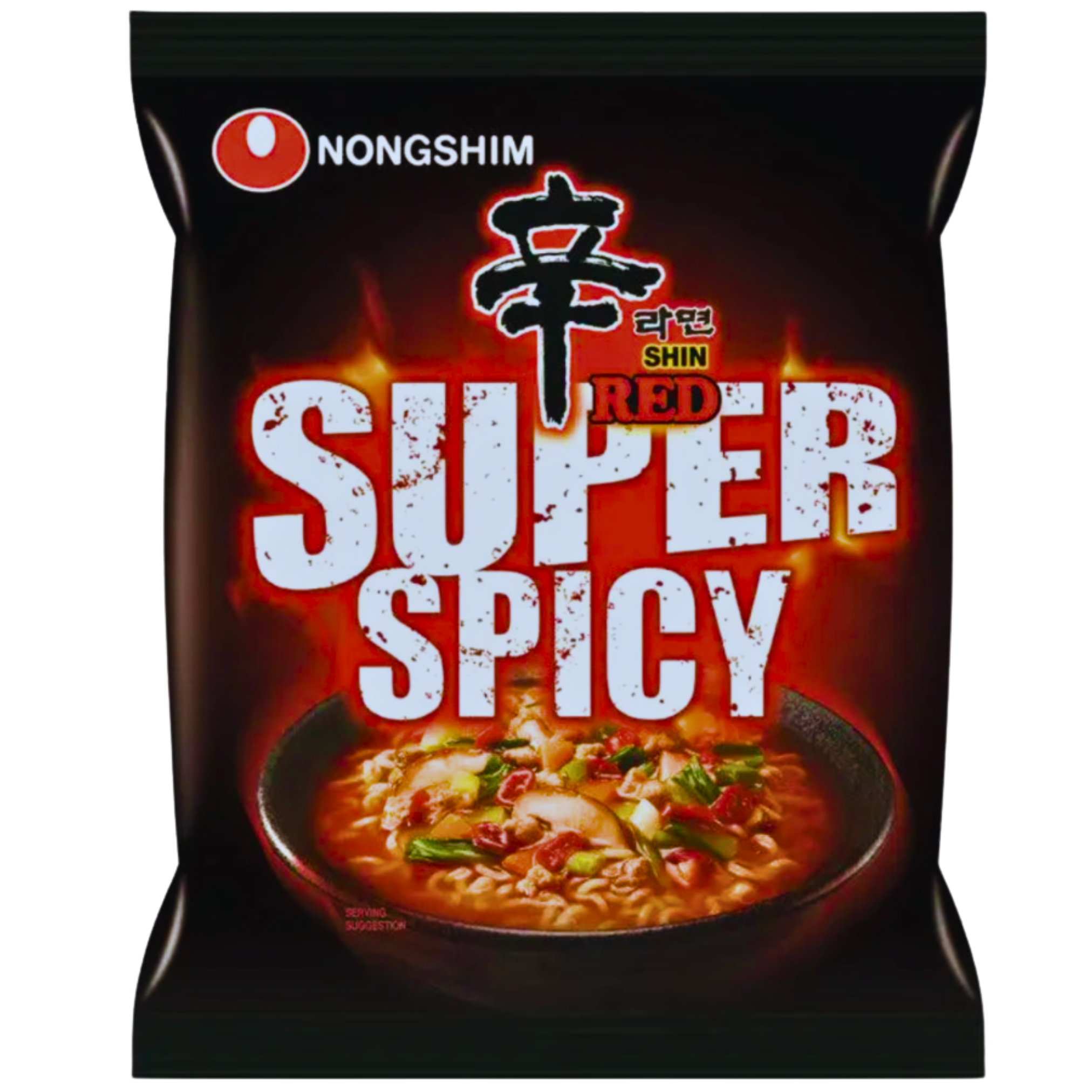 Nong Shim Shin red Super Spicy super scharfe koreanische Instant Nudelsuppe 120g