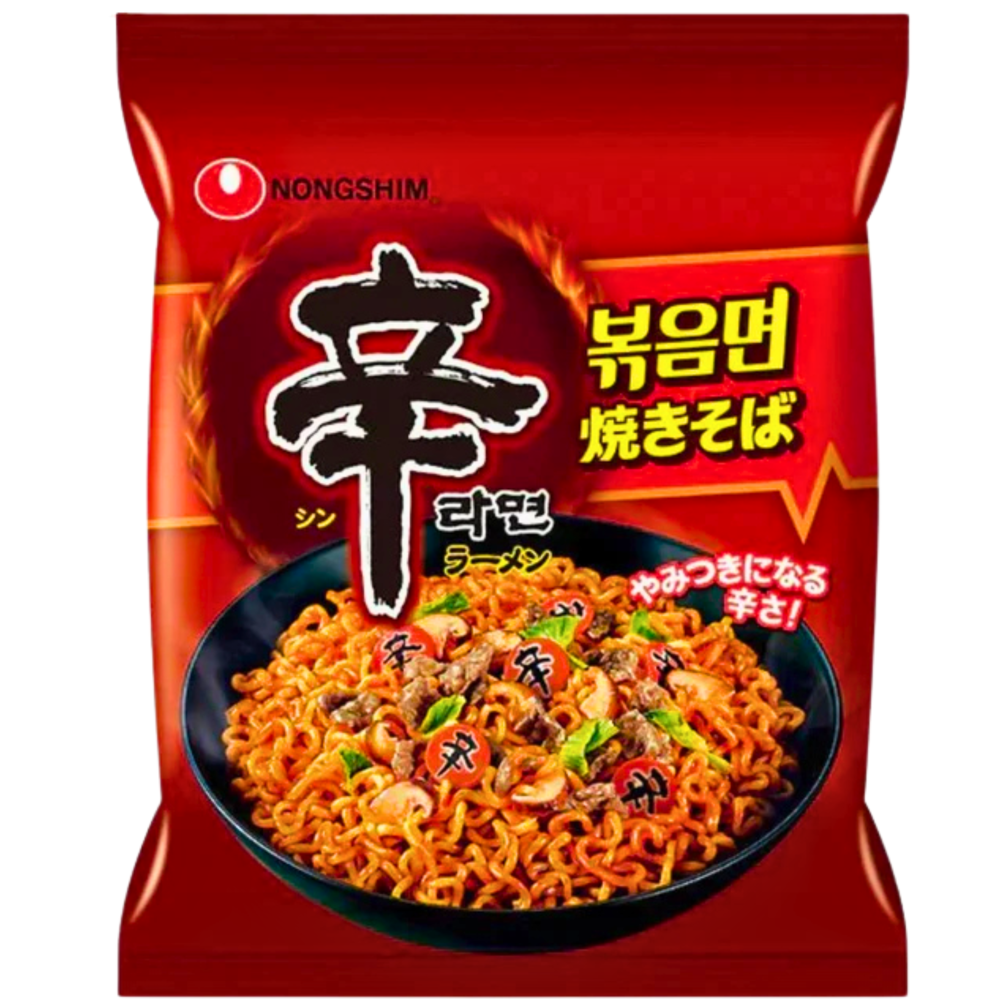 Nong Shim Shin Ramyun Stir Fry Koreanische Instant Bratnudeln 131g