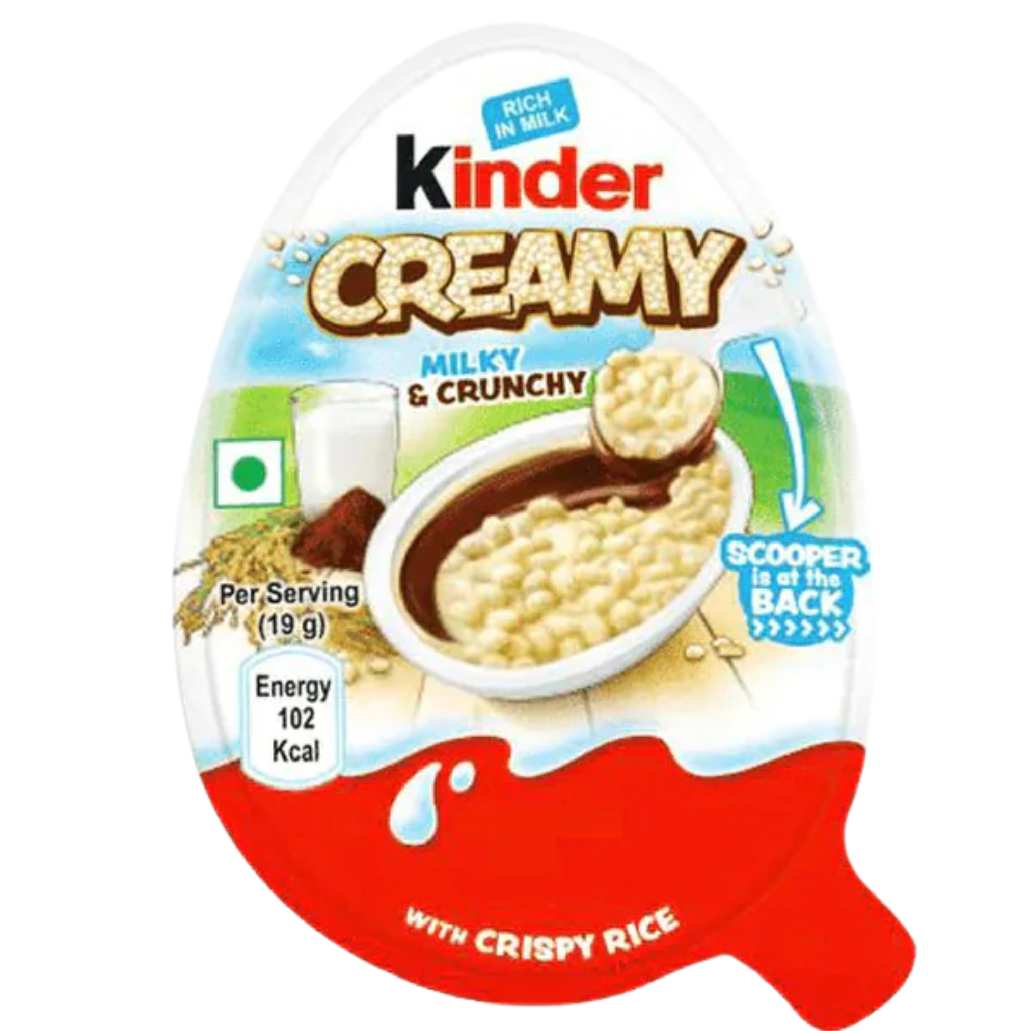 Kinder Creamy Milky & Crunchy Kinderschokolade & Crispies zum Löffeln 19g