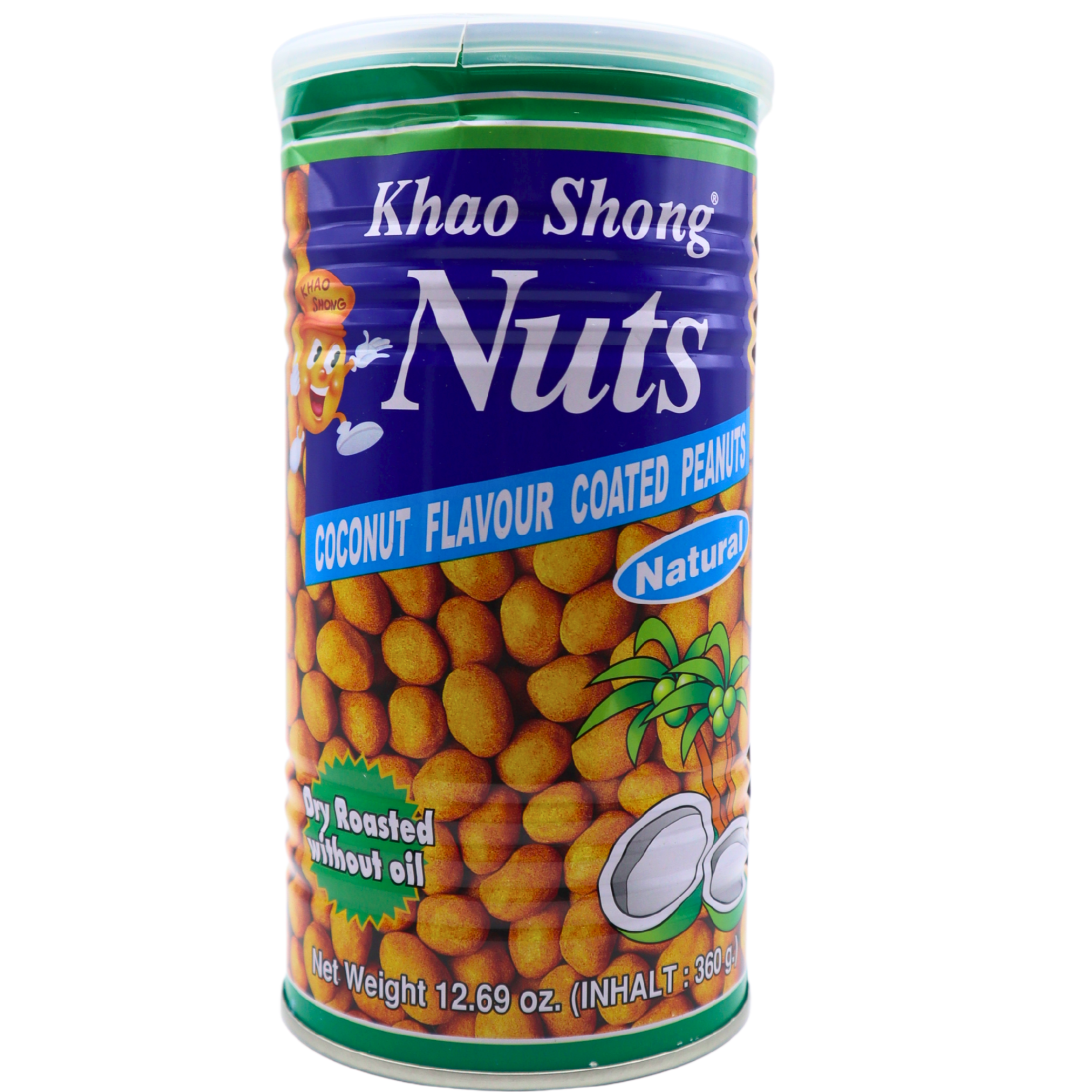 KHAO SHONG Erdnüsse mit Kokosgeschmack 360g