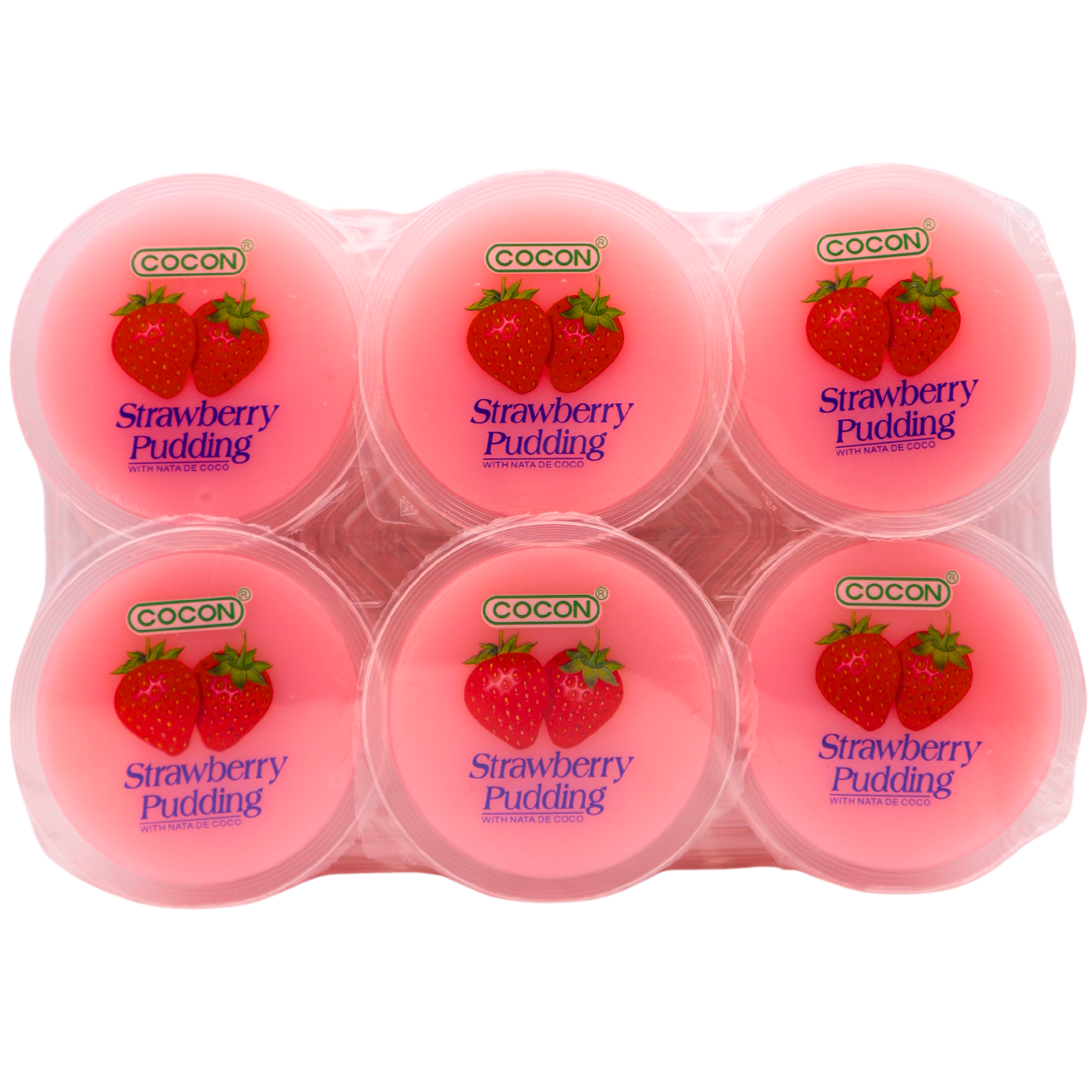 COCON Erdbeer Pudding mit Nata de Coco 480g