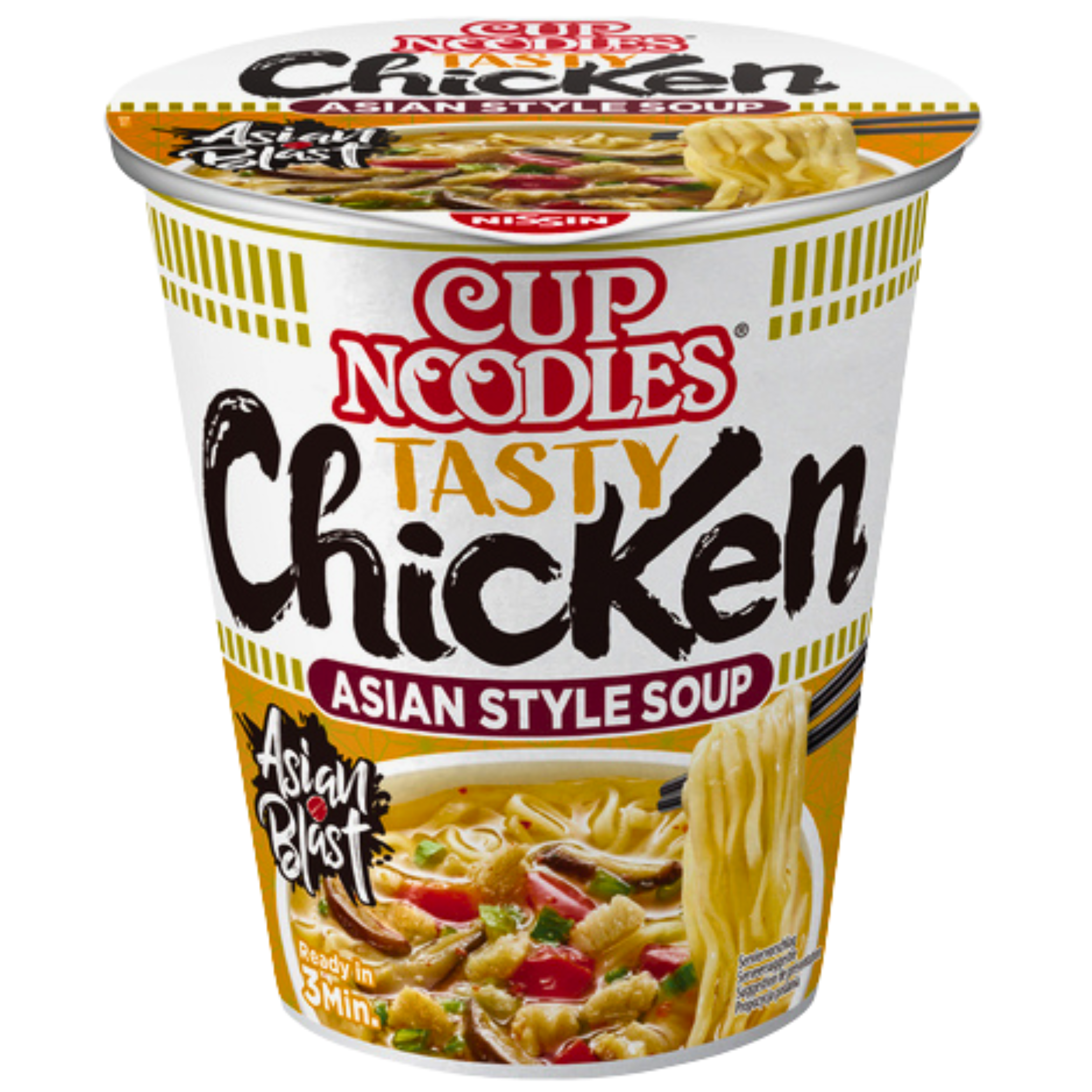 Nissin Cup Noodles japanische Nudelsuppe Classic Huhn 63g