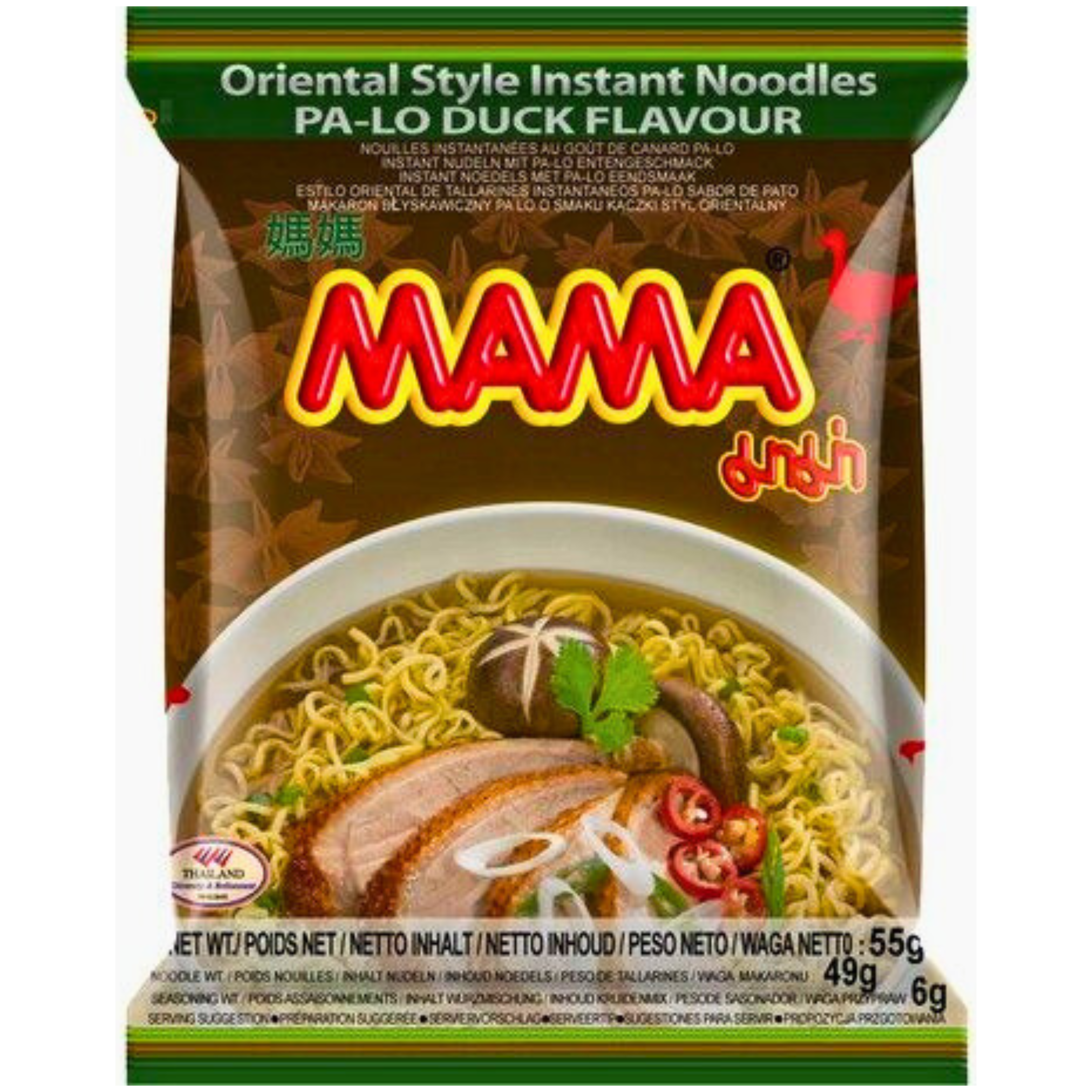 Mama Instant Nudelsuppe Ente Pa Lo Duck 55g
