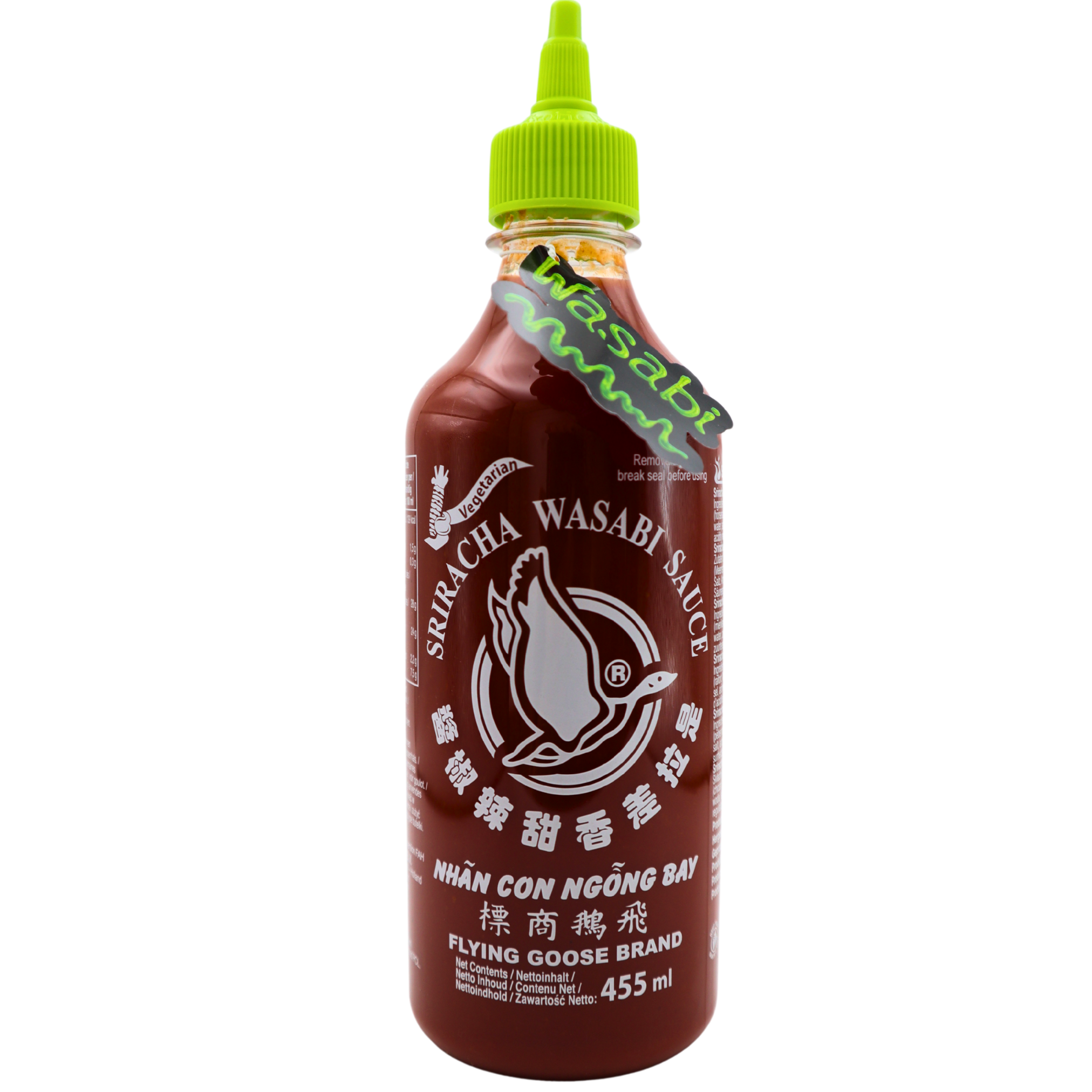 FLYING GOOSE Sriracha Chilisauce mit Wasabi - 455 ml