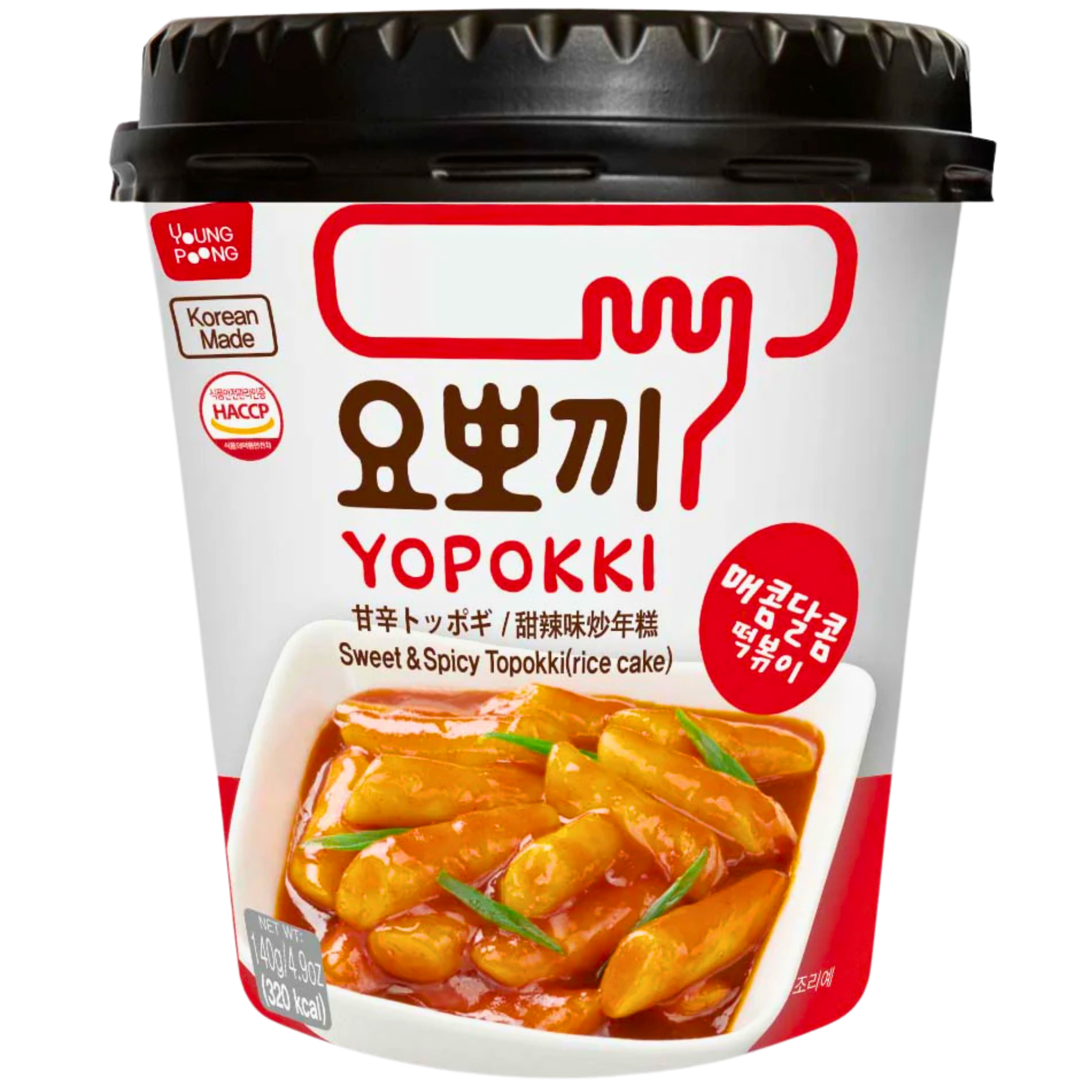 Yopokki Topokki Reiskuchen Süß & Würzig 140g