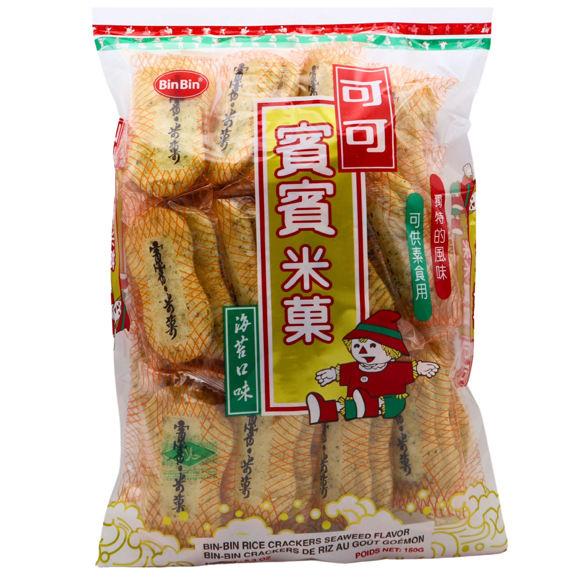 BIN-BIN Reiscracker mit Seetang 135g