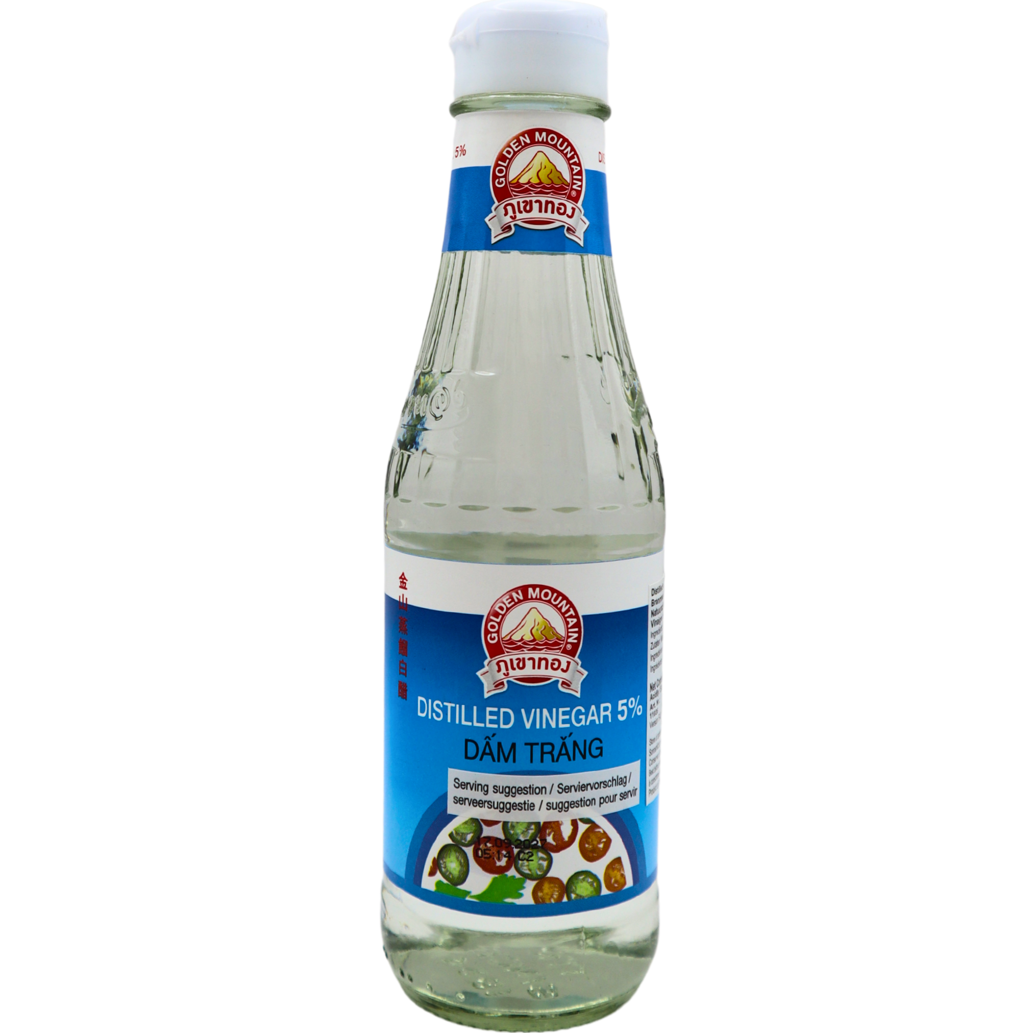 GOLDEN MOUNTAIN Destillierter Essig 5 % Säure 200 ml